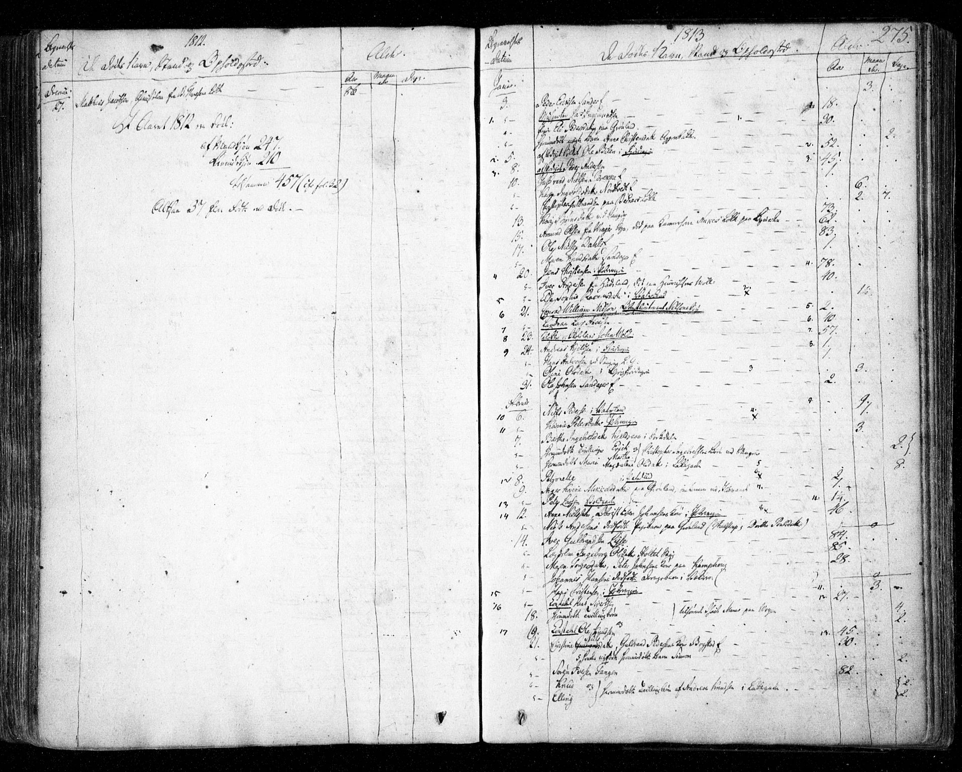 Aker prestekontor kirkebøker, SAO/A-10861/F/L0011: Parish register (official) no. 11, 1810-1819, p. 275