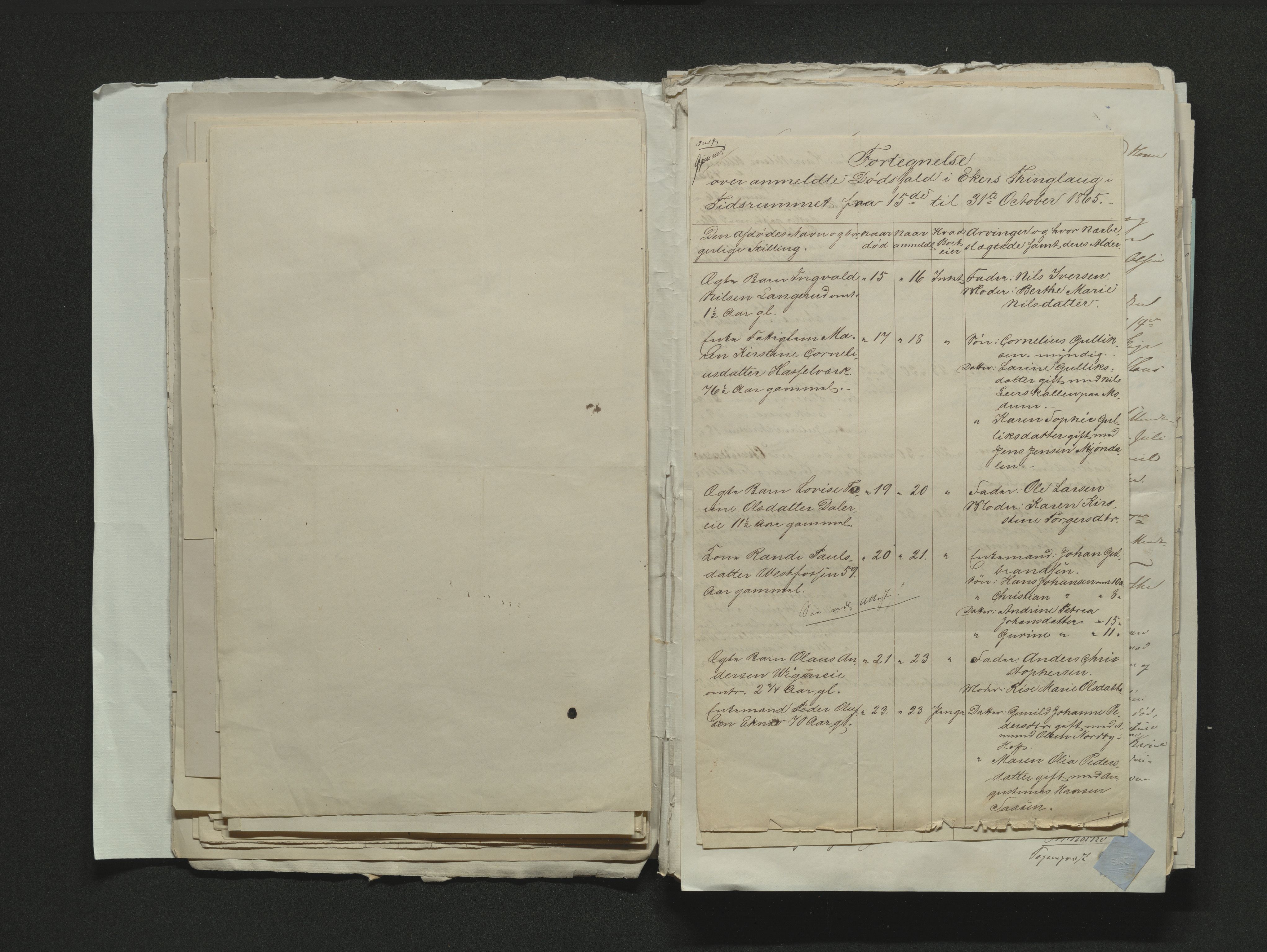 Eiker, Modum og Sigdal sorenskriveri, AV/SAKO-A-123/H/Ha/Hab/L0011: Dødsfallsmeldinger, 1862-1865, p. 555