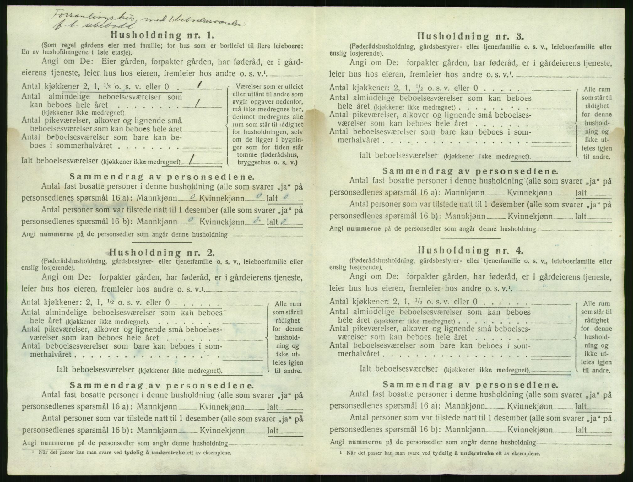 SAK, 1920 census for Tromøy, 1920, p. 862