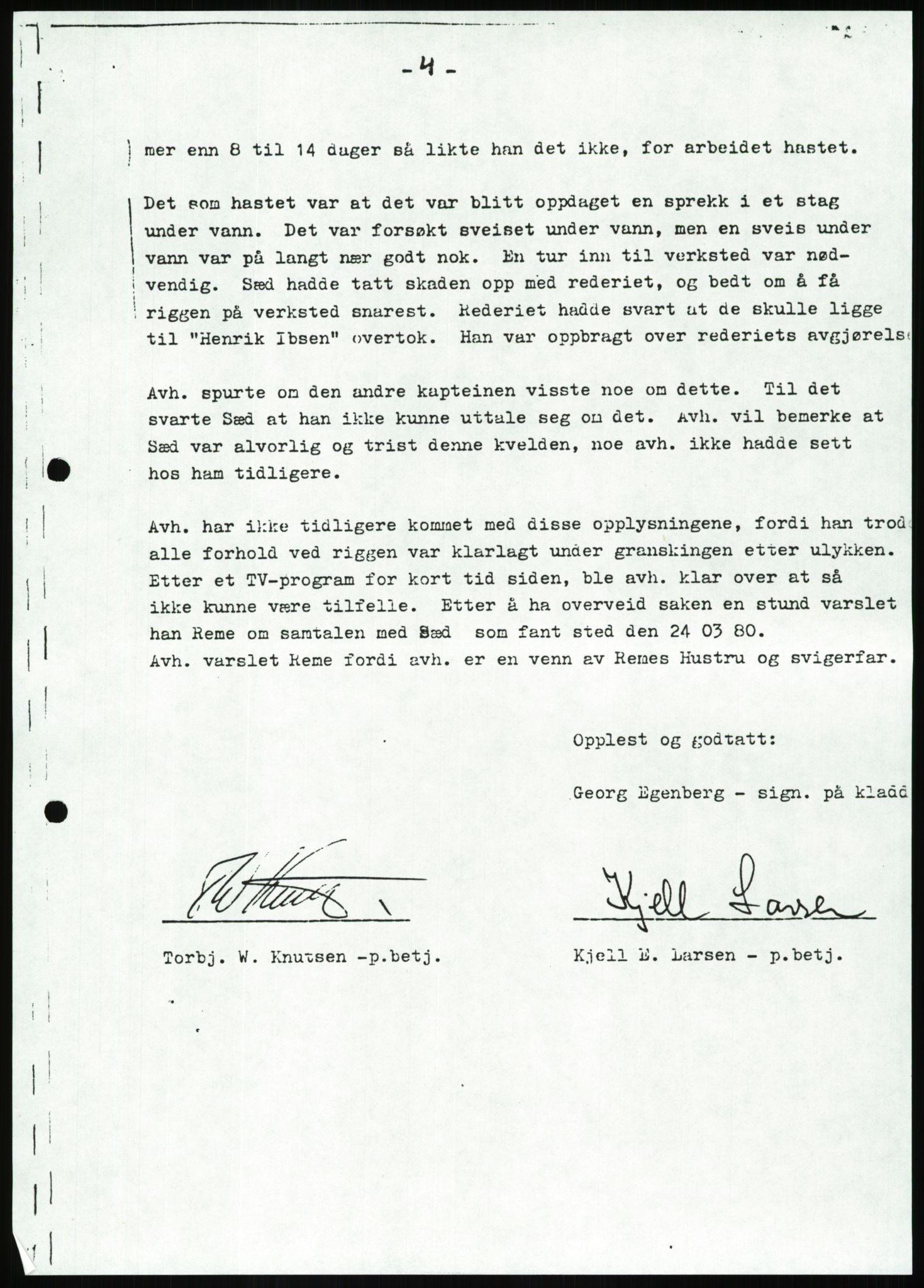 Pa 1503 - Stavanger Drilling AS, AV/SAST-A-101906/Da/L0001: Alexander L. Kielland - Begrensningssak Stavanger byrett, 1986, p. 294