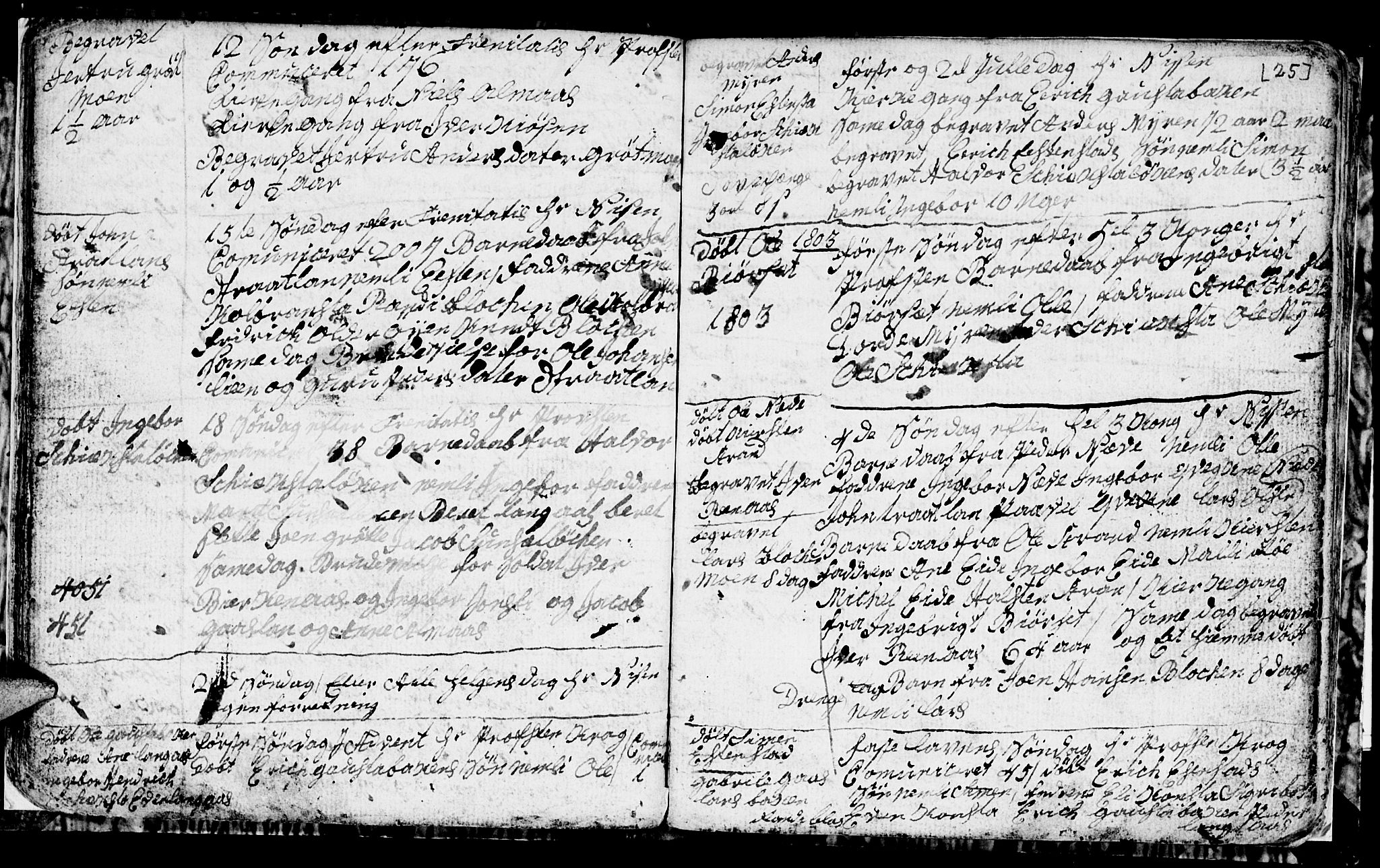 Ministerialprotokoller, klokkerbøker og fødselsregistre - Sør-Trøndelag, SAT/A-1456/694/L1129: Parish register (copy) no. 694C01, 1793-1815, p. 25