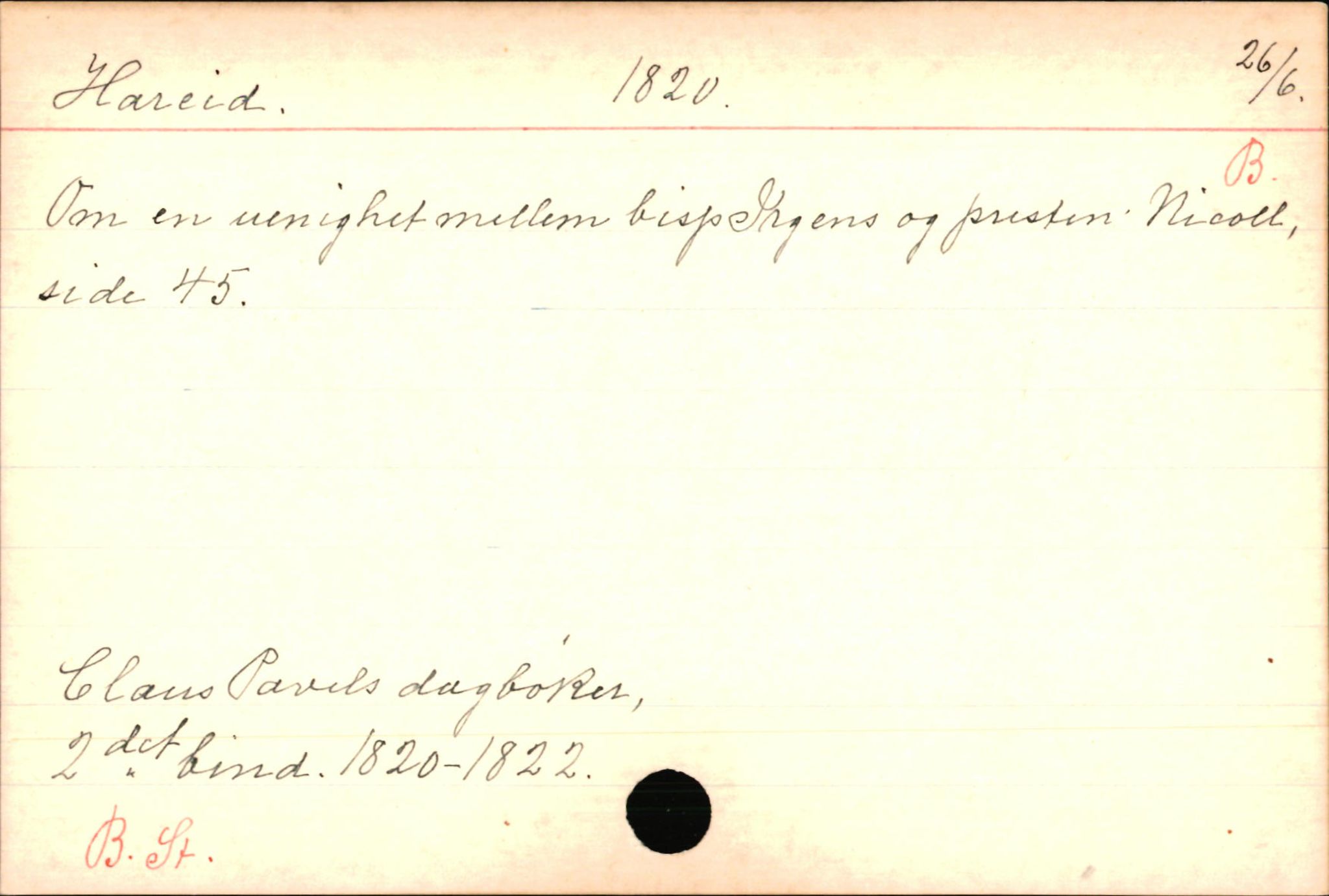 Haugen, Johannes - lærer, AV/SAB-SAB/PA-0036/01/L0001: Om klokkere og lærere, 1521-1904, p. 10615