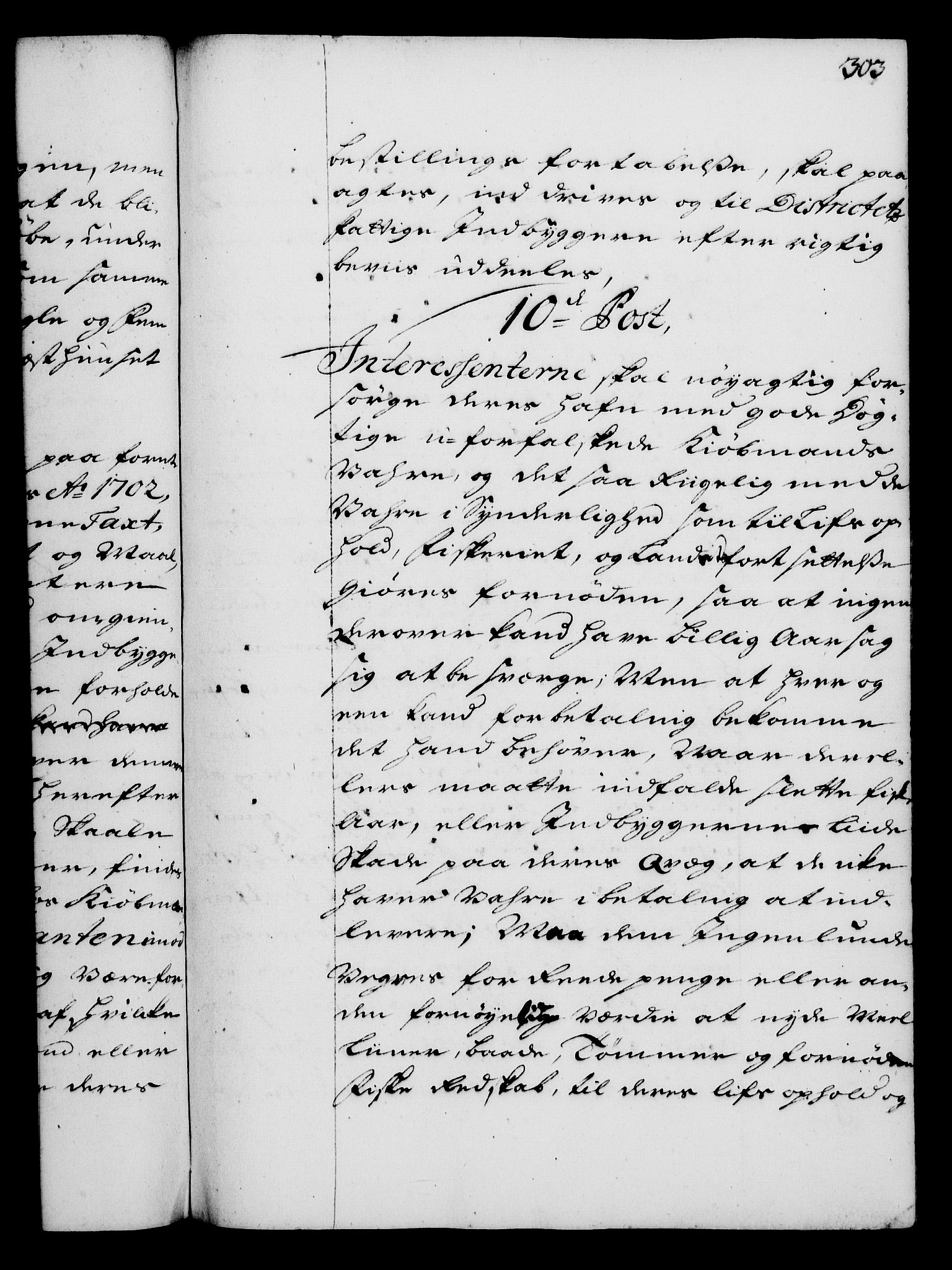 Rentekammeret, Kammerkanselliet, AV/RA-EA-3111/G/Gg/Gga/L0003: Norsk ekspedisjonsprotokoll med register (merket RK 53.3), 1727-1734, p. 303