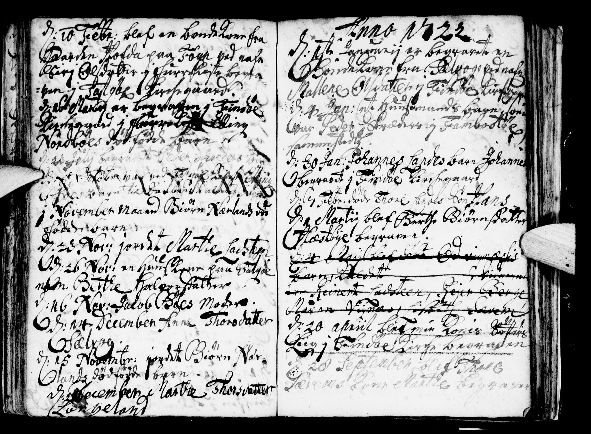 Finnøy sokneprestkontor, SAST/A-101825/H/Ha/Haa/L0002: Parish register (official) no. A 2, 1717-1734