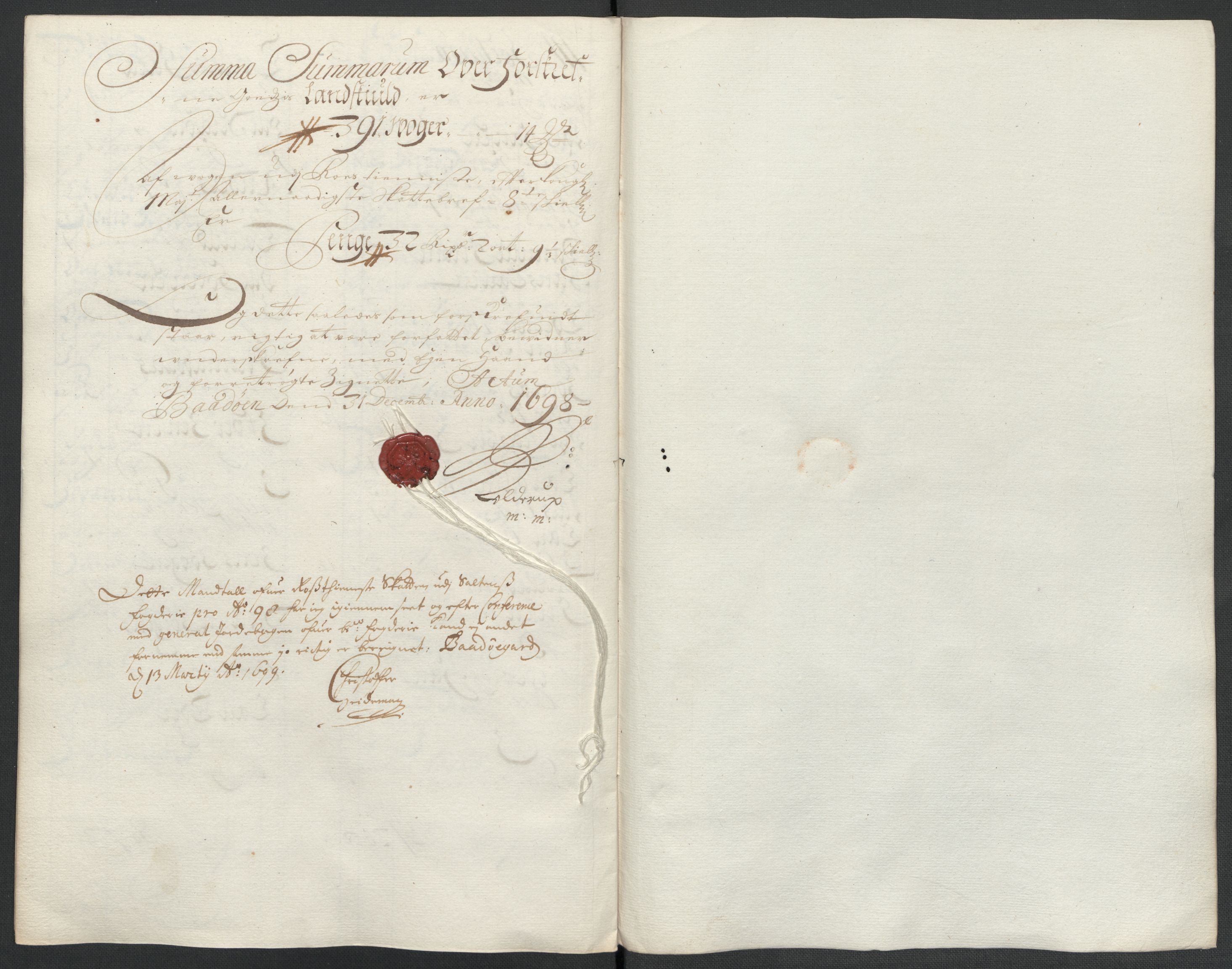 Rentekammeret inntil 1814, Reviderte regnskaper, Fogderegnskap, RA/EA-4092/R66/L4579: Fogderegnskap Salten, 1697-1700, p. 195