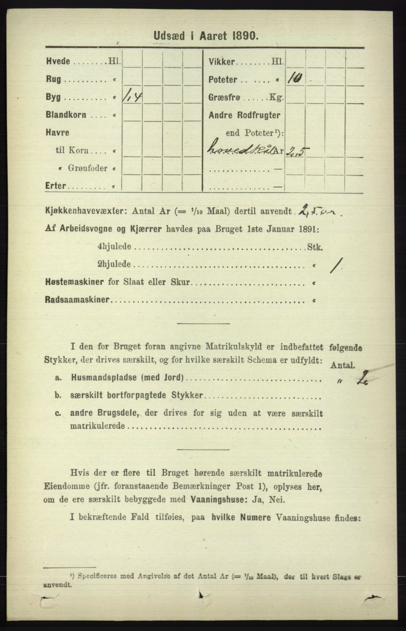 RA, 1891 census for 1230 Ullensvang, 1891, p. 7563