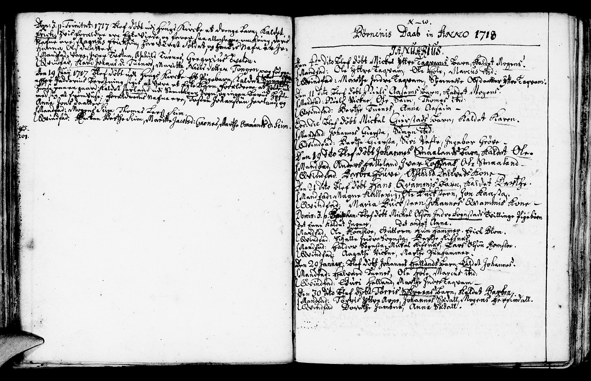 Haus sokneprestembete, SAB/A-75601/H/Haa: Parish register (official) no. A 3, 1713-1722