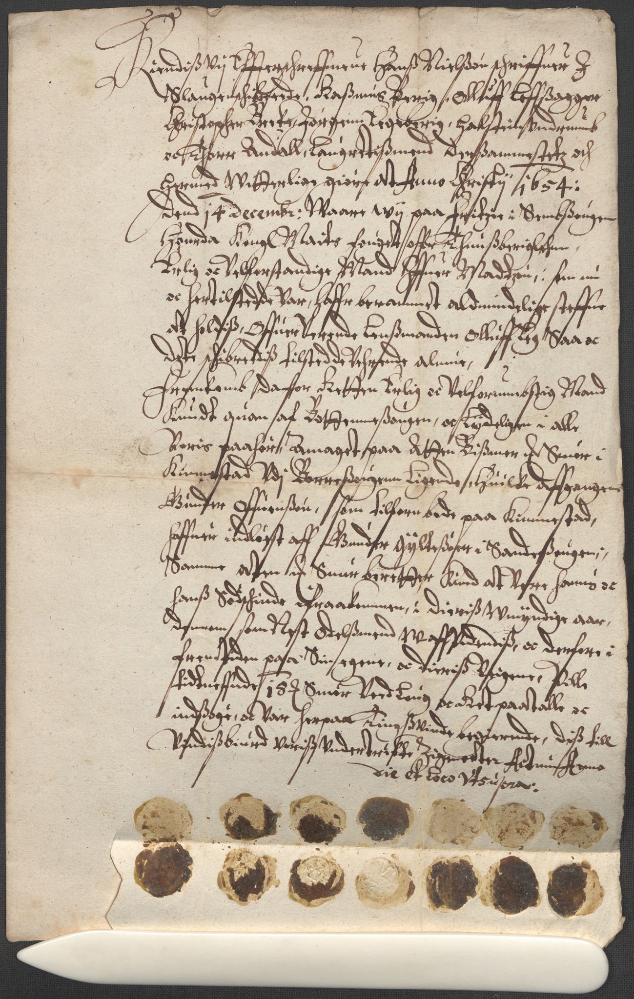 Riksarkivets diplomsamling, AV/RA-EA-5965/F15/L0024: Prestearkiv - Vestfold, 1619-1681, p. 158