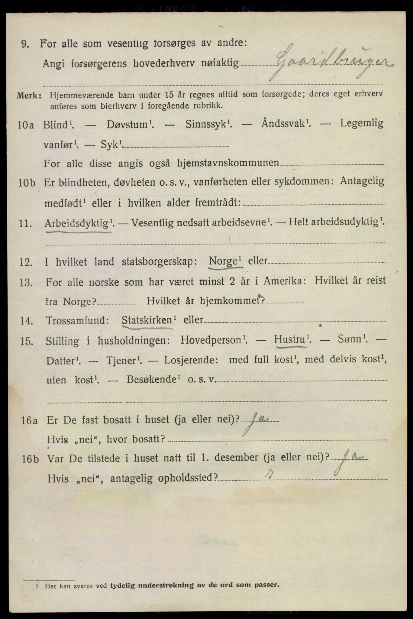 SAKO, 1920 census for Sauherad, 1920, p. 2314