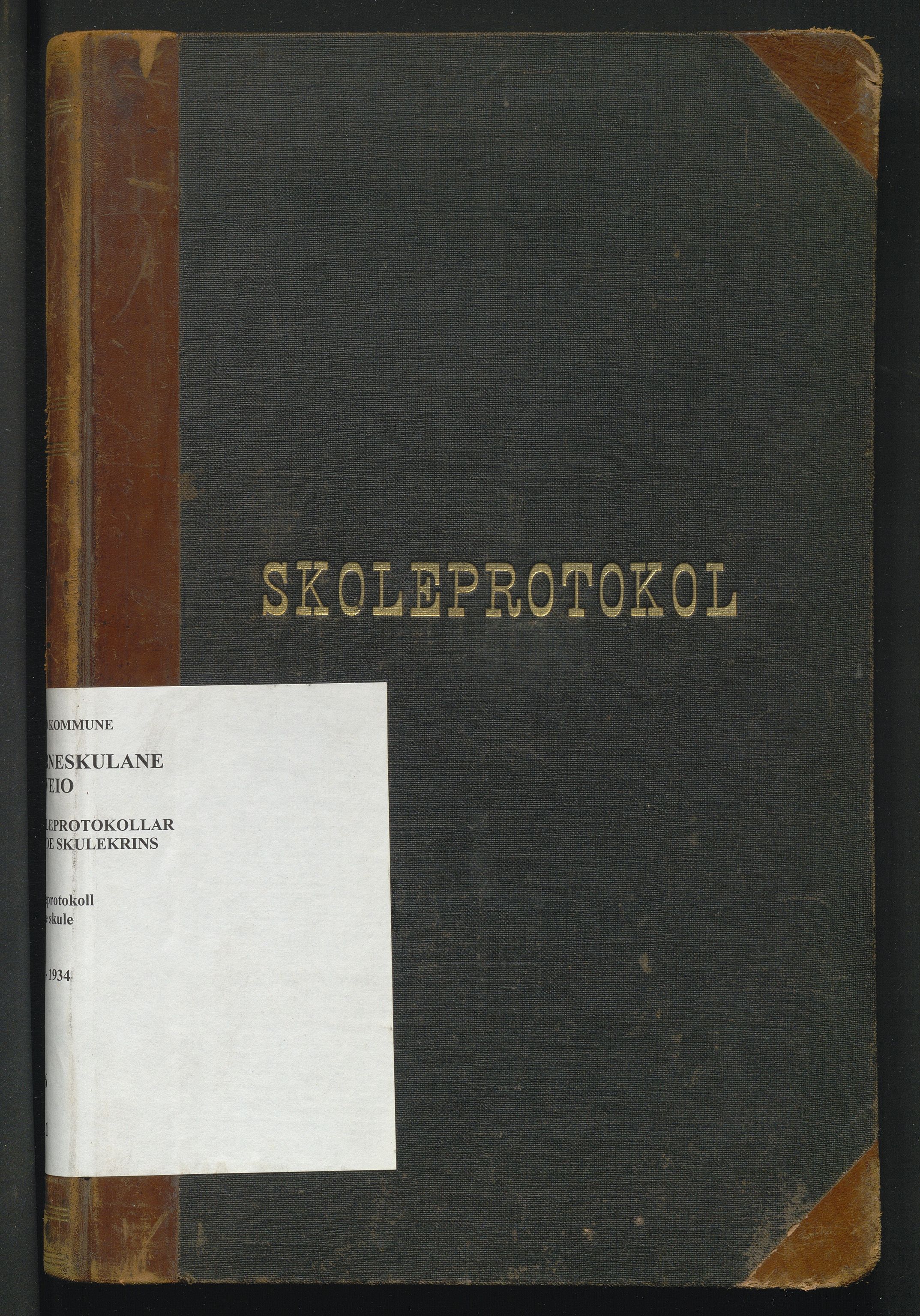 Sveio kommune. Barneskulane, IKAH/1216-231/F/Fb/L0001: Skuleprotokoll for Førde skule, 1912-1934