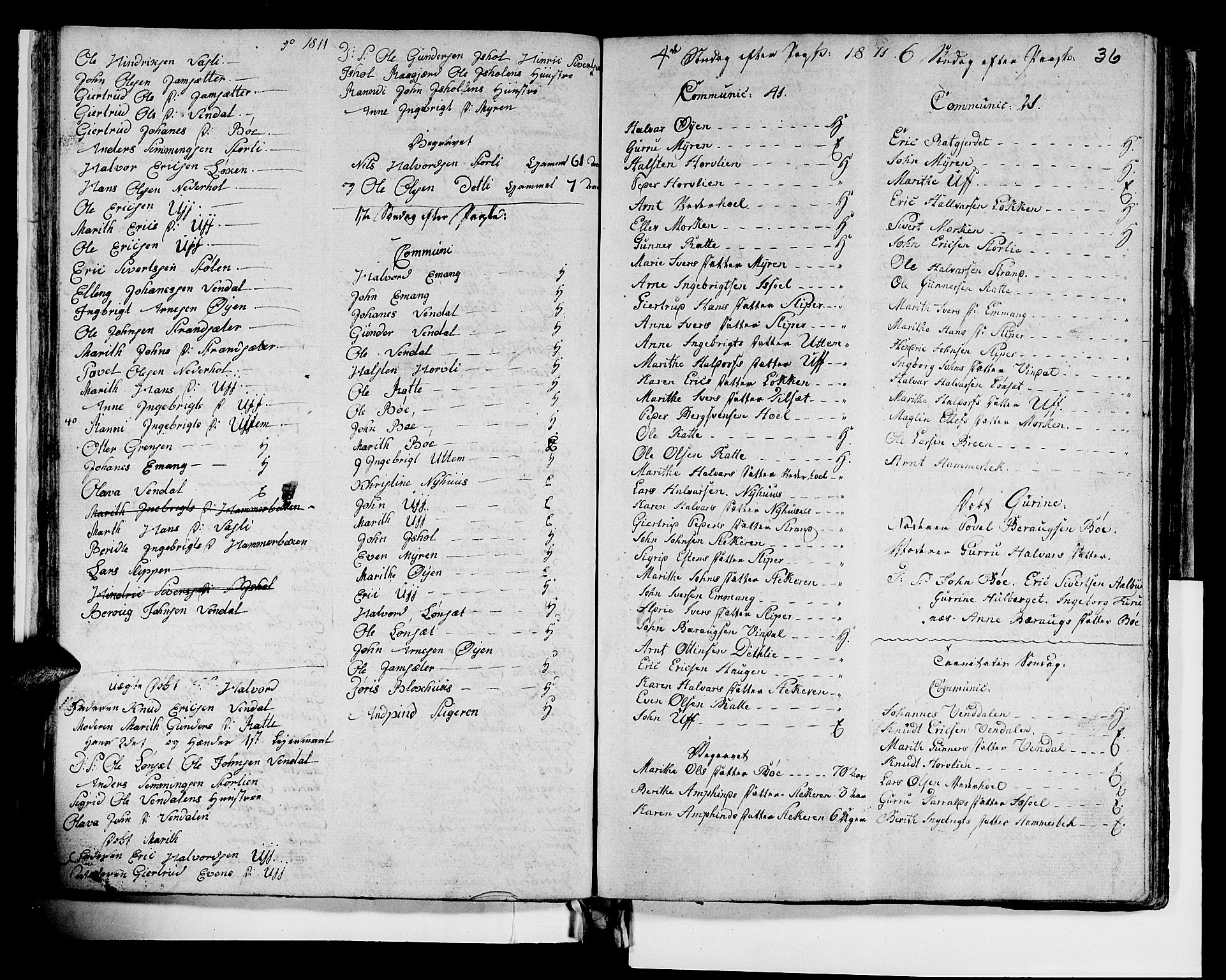 Ministerialprotokoller, klokkerbøker og fødselsregistre - Sør-Trøndelag, SAT/A-1456/679/L0921: Parish register (copy) no. 679C01, 1792-1840, p. 36