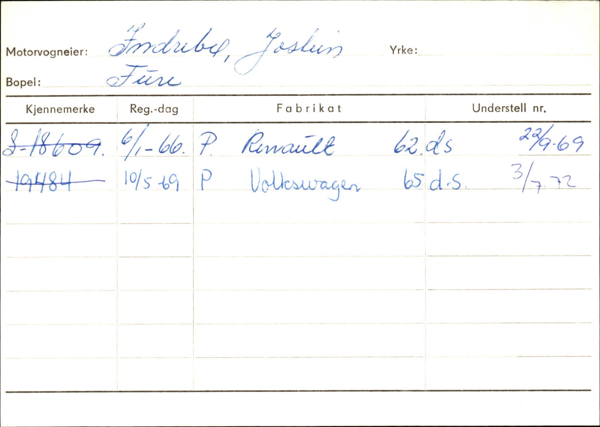 Statens vegvesen, Sogn og Fjordane vegkontor, AV/SAB-A-5301/4/F/L0132: Eigarregister Askvoll A-Å. Balestrand A-Å, 1945-1975, p. 652