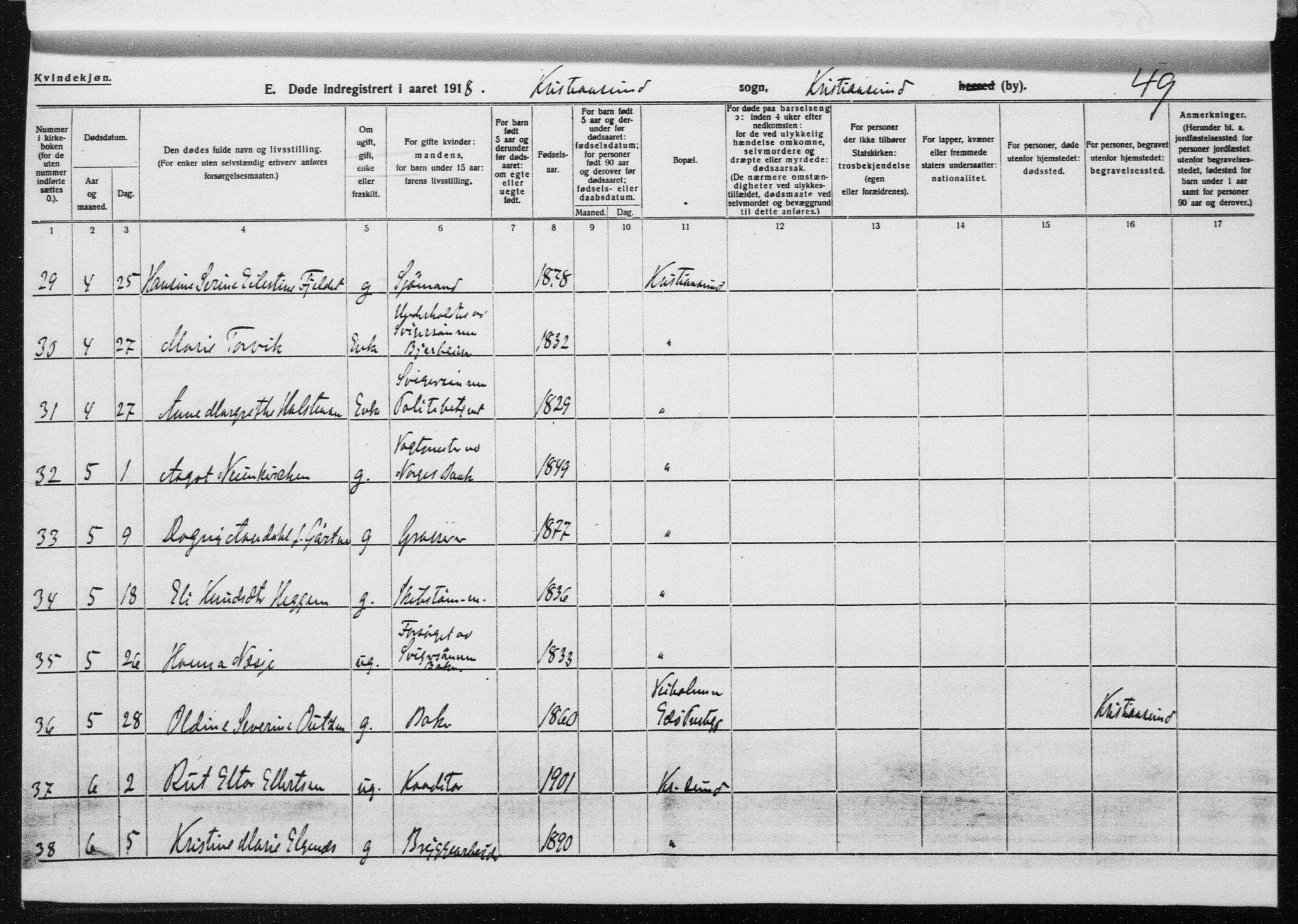 Ministerialprotokoller, klokkerbøker og fødselsregistre - Møre og Romsdal, AV/SAT-A-1454/572/L0863: Parish register (official) no. 572D07, 1917-1935