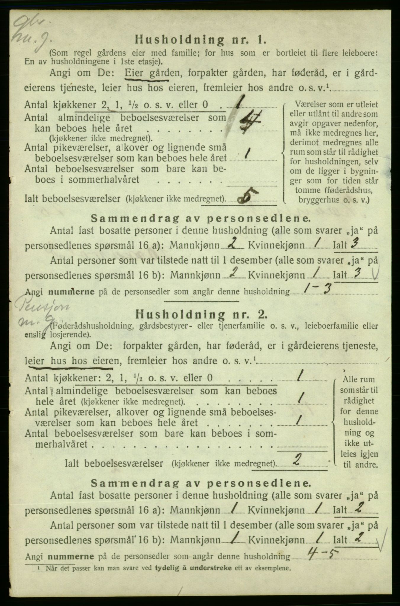 SAB, 1920 census for Skånevik, 1920, p. 2006