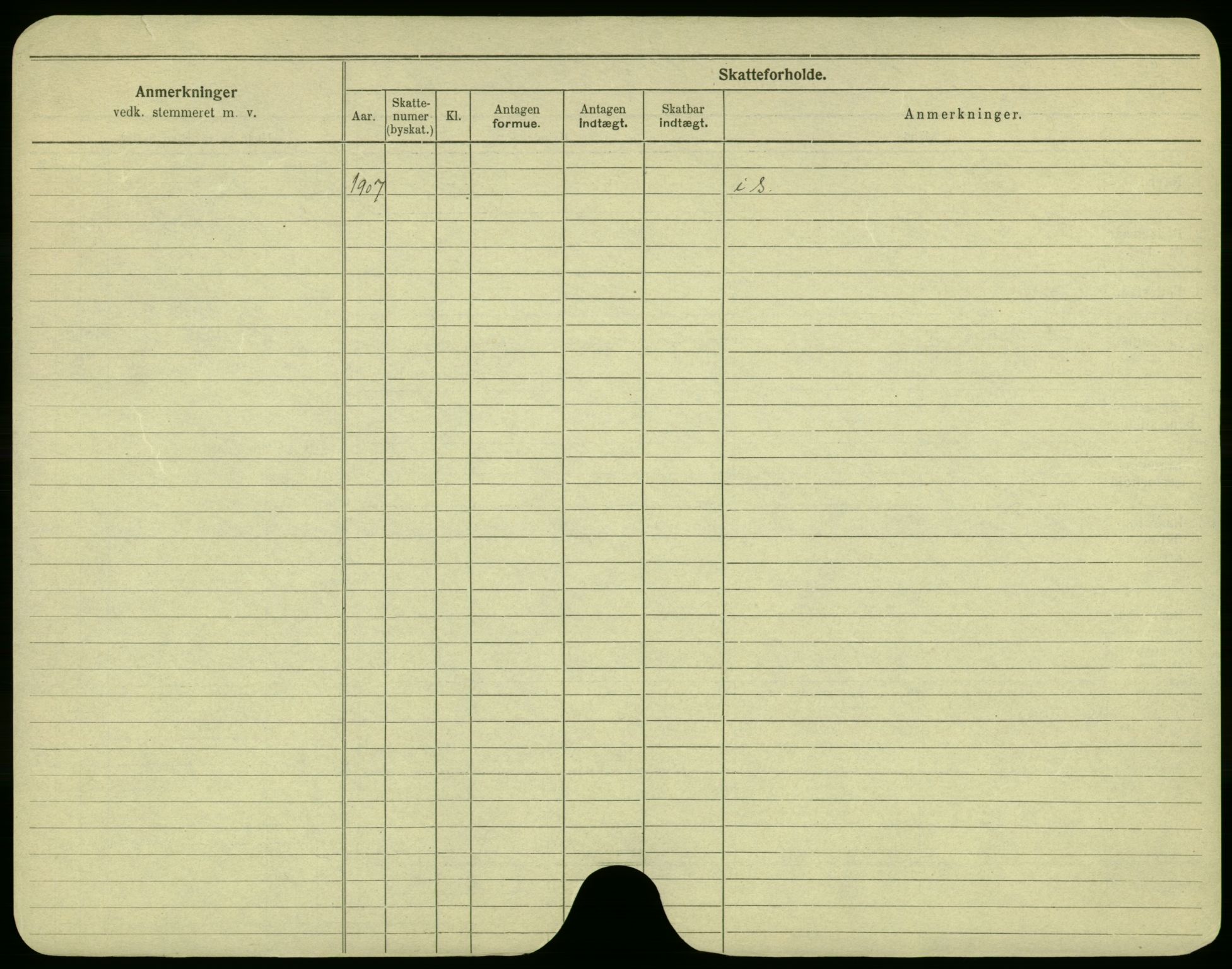 Oslo folkeregister, Registerkort, AV/SAO-A-11715/F/Fa/Fac/L0005: Menn, 1906-1914, p. 8b