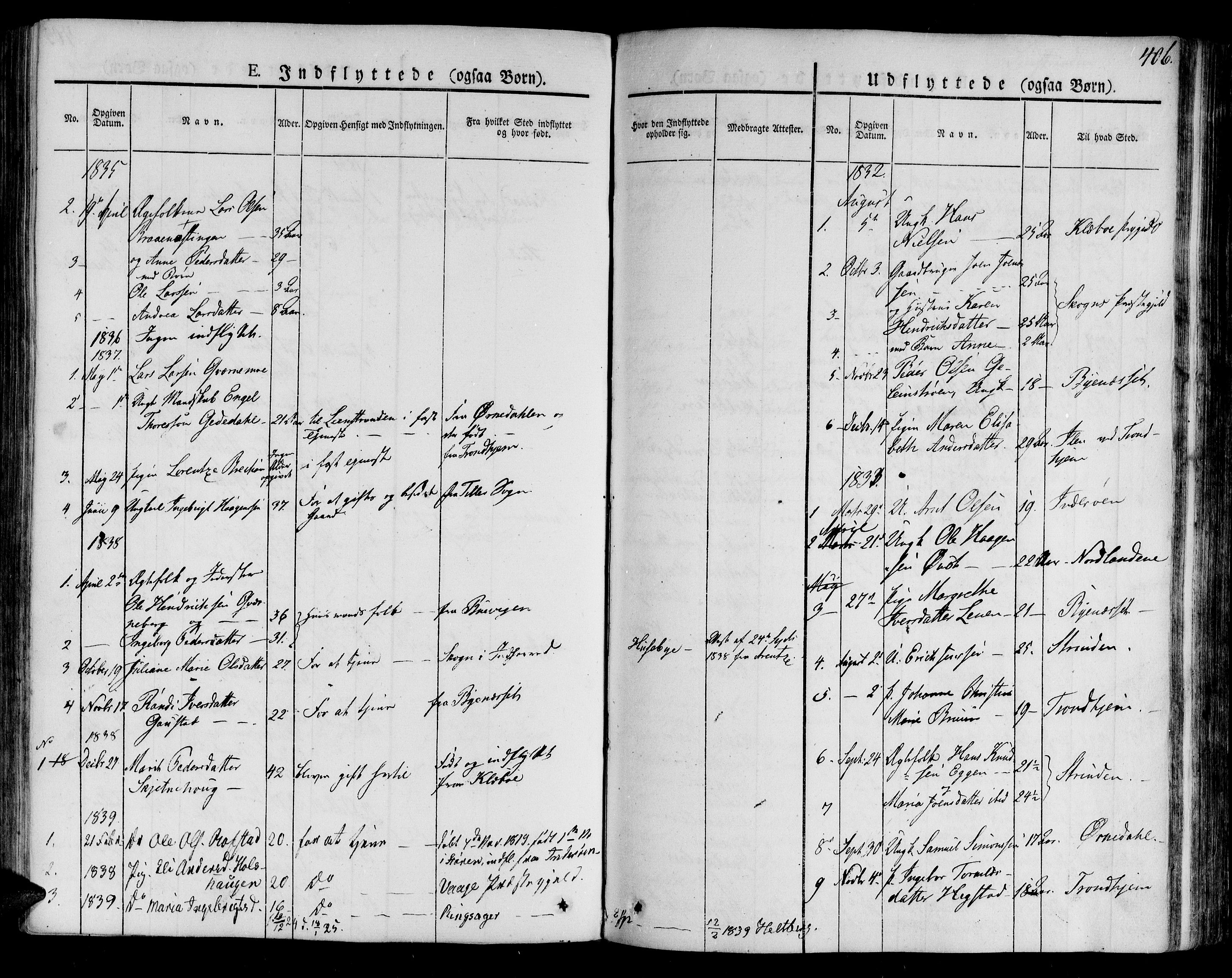 Ministerialprotokoller, klokkerbøker og fødselsregistre - Sør-Trøndelag, SAT/A-1456/691/L1071: Parish register (official) no. 691A05 /2, 1826-1841, p. 406
