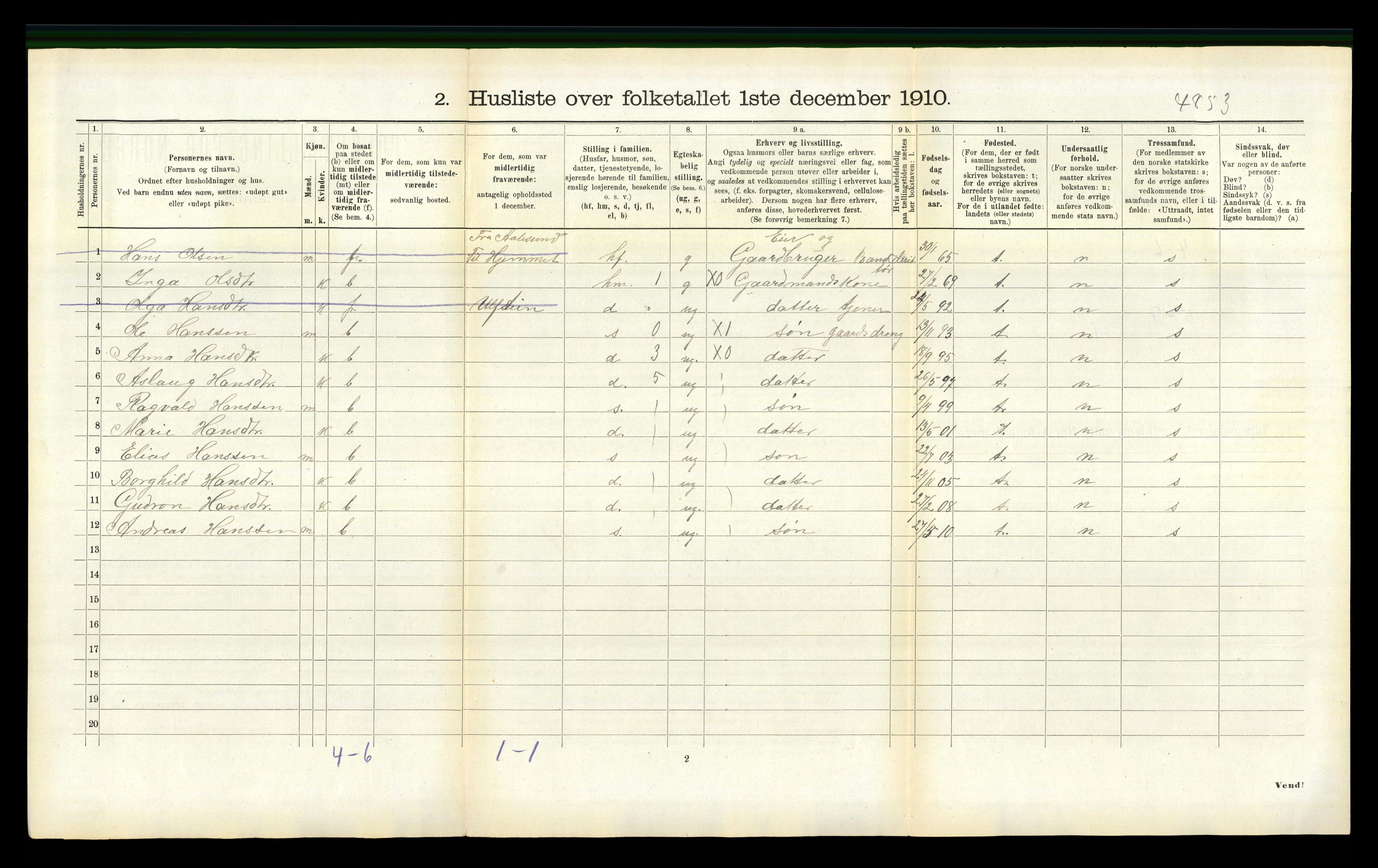 RA, 1910 census for Herøy, 1910, p. 1027