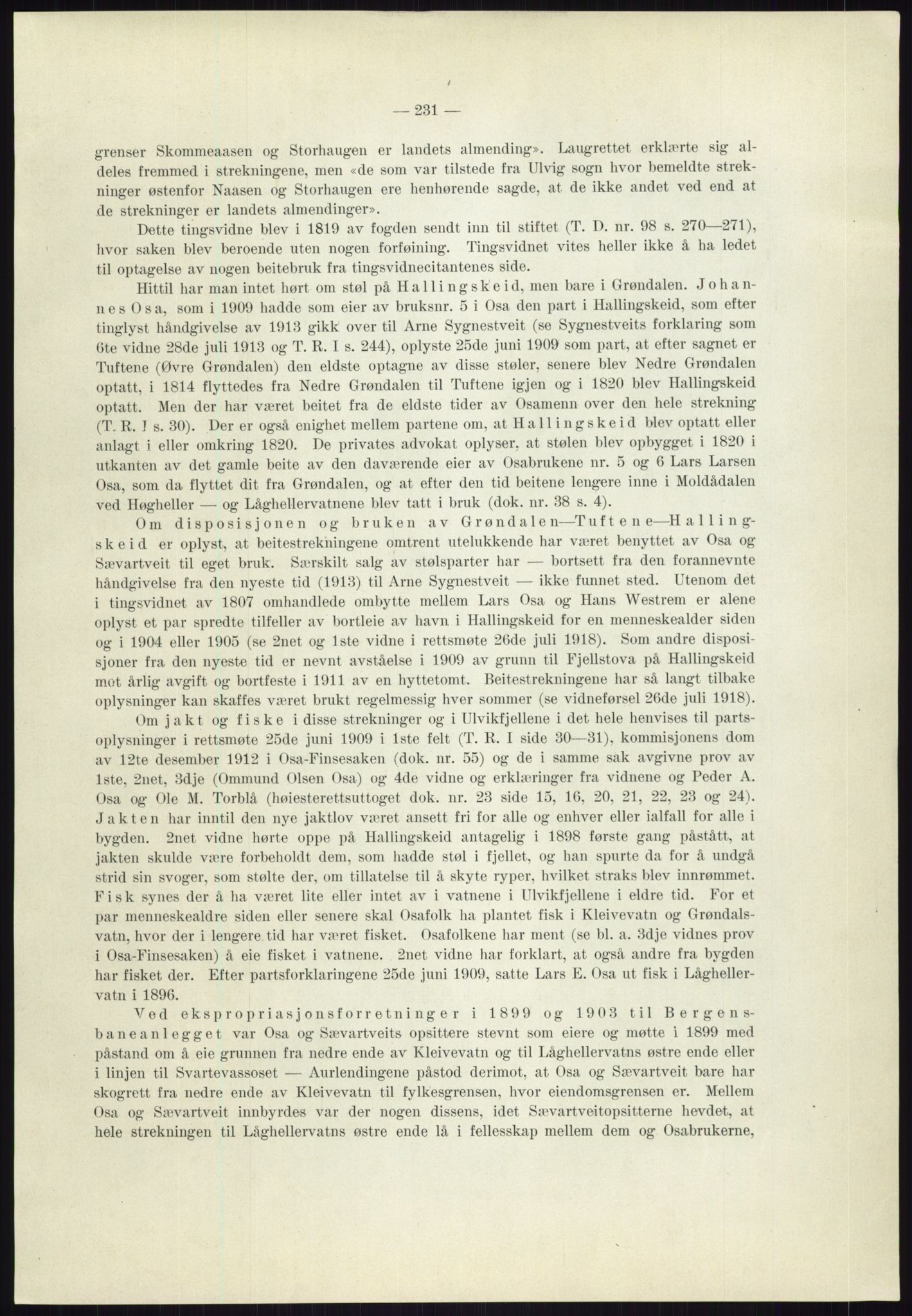 Høyfjellskommisjonen, AV/RA-S-1546/X/Xa/L0001: Nr. 1-33, 1909-1953, p. 837