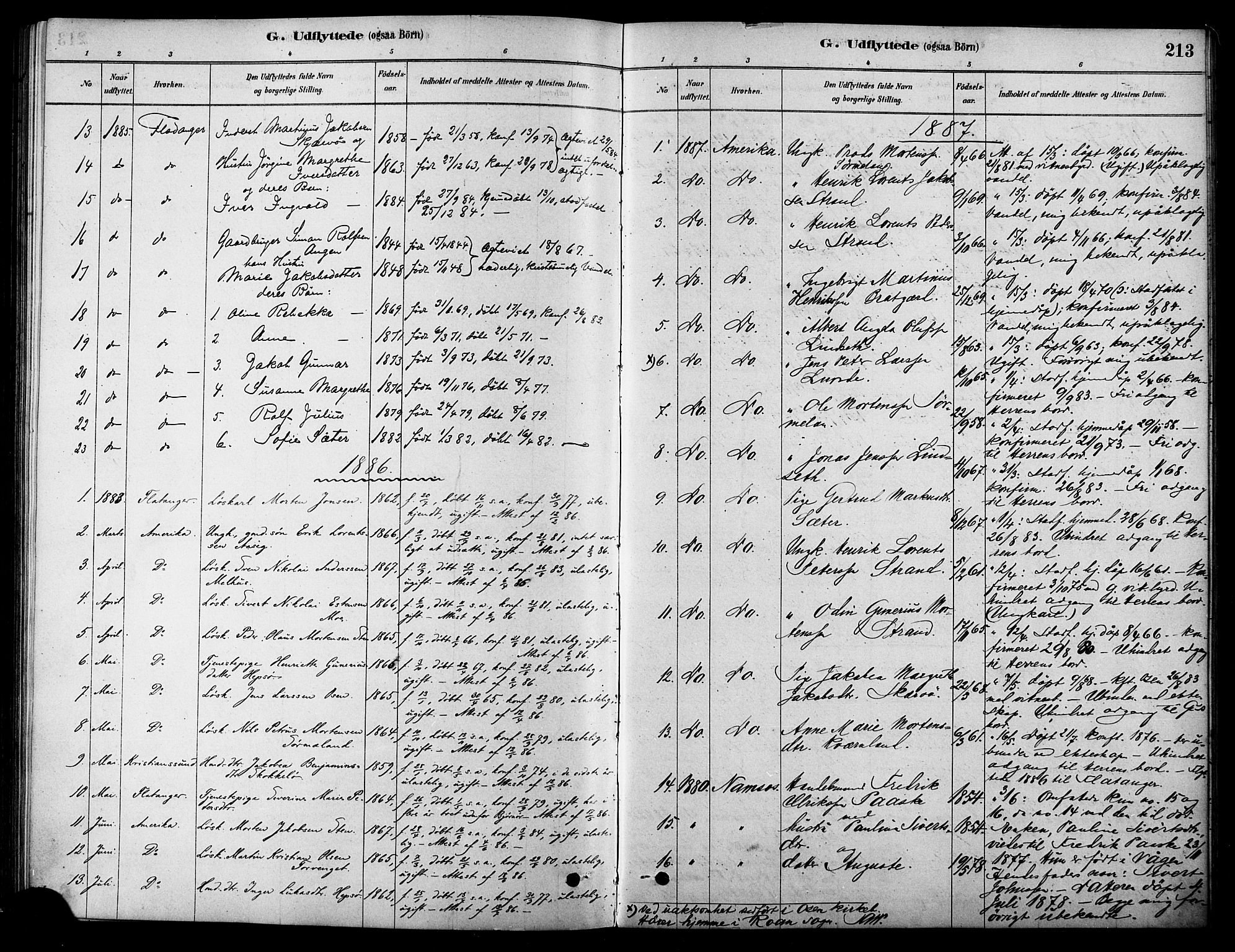 Ministerialprotokoller, klokkerbøker og fødselsregistre - Sør-Trøndelag, SAT/A-1456/658/L0722: Parish register (official) no. 658A01, 1879-1896, p. 213
