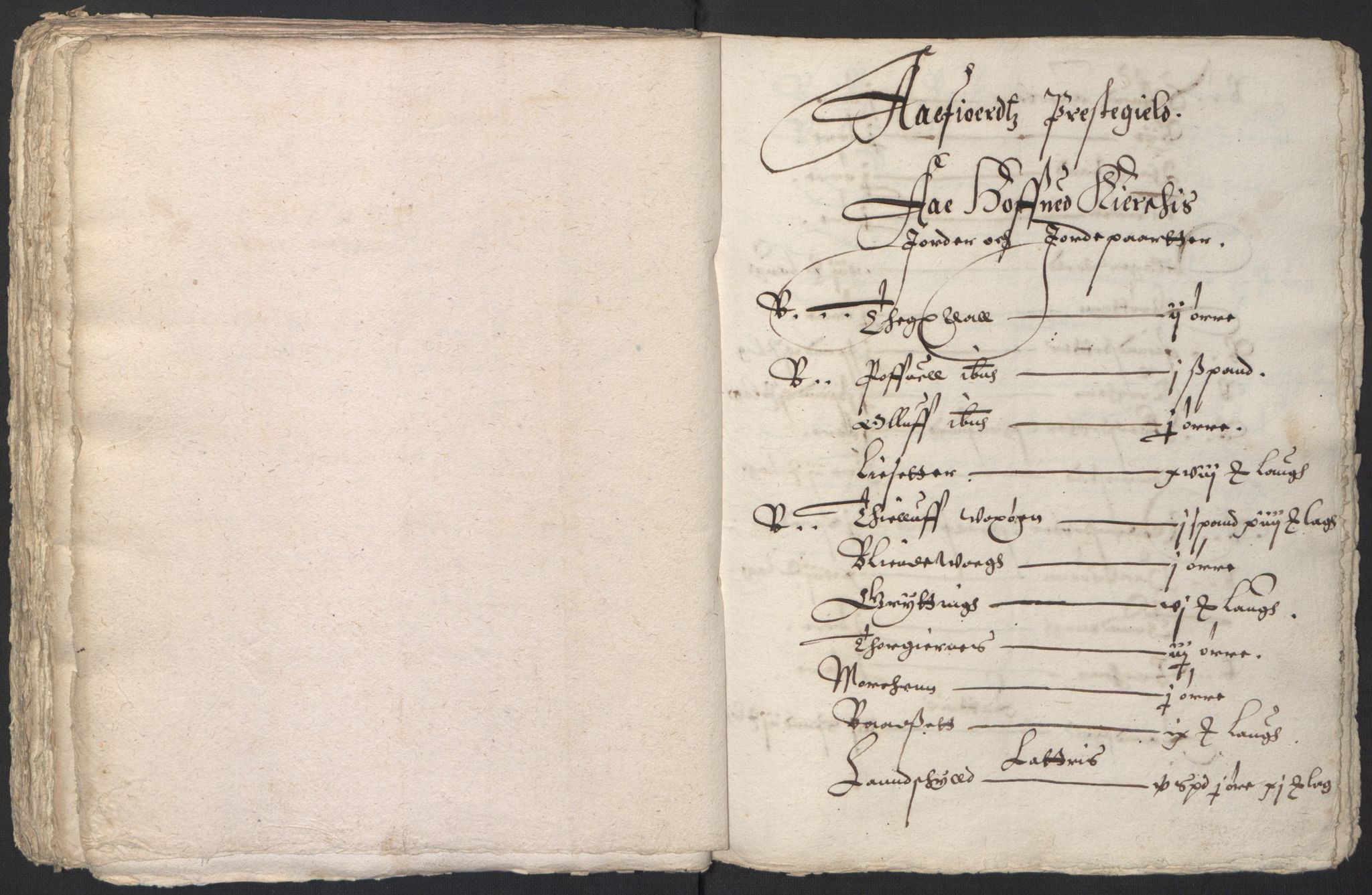 Stattholderembetet 1572-1771, AV/RA-EA-2870/Ek/L0016/0001: Jordebøker til utlikning av rosstjeneste 1624-1626: / Kirke- og prestebolsinntekter i Trondheim bispedømme og Jemtland, 1625-1626, p. 121