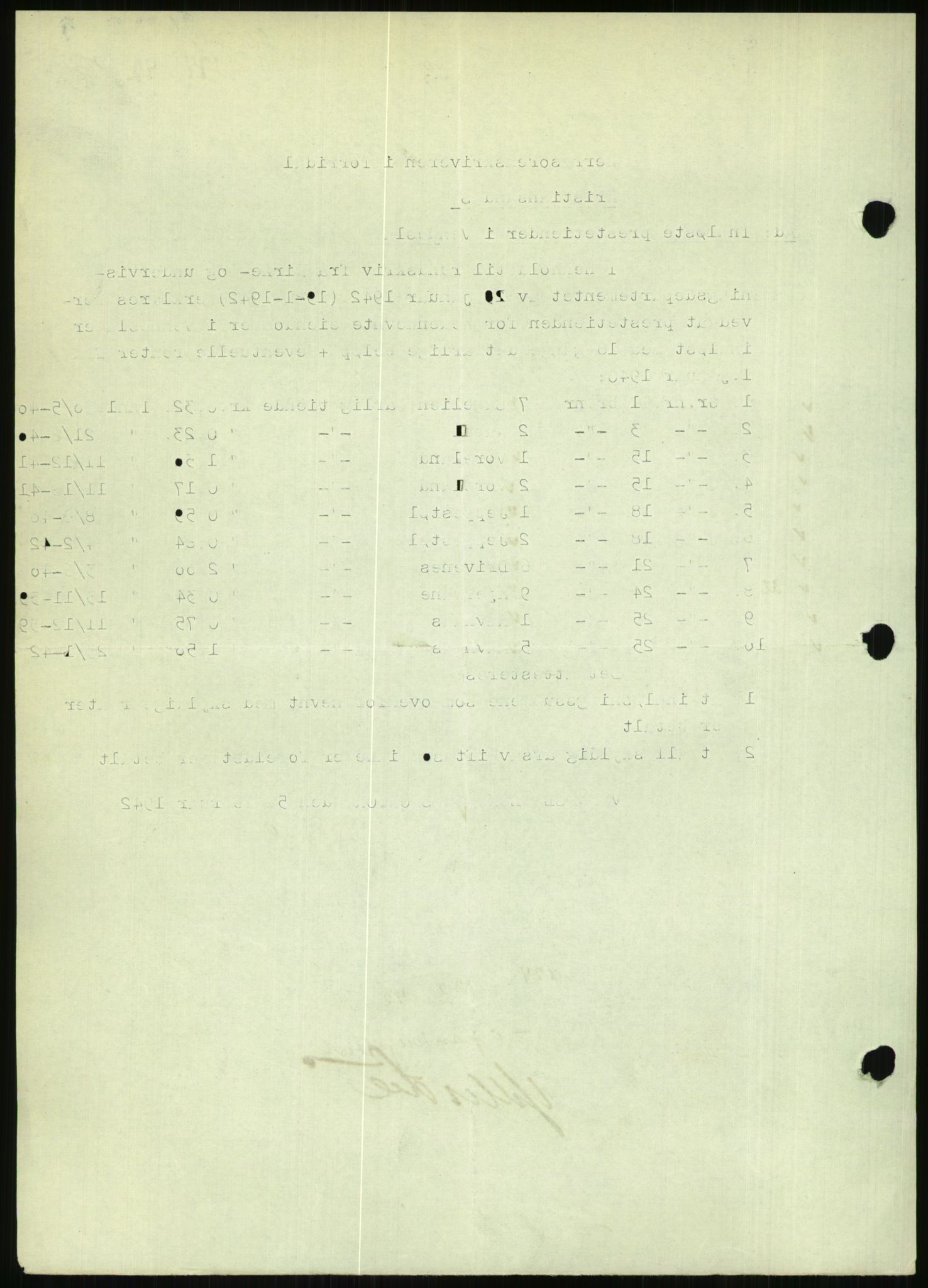 Torridal sorenskriveri, SAK/1221-0012/G/Gb/Gbb/L0009: Mortgage book no. 53b, 1942-1943, Diary no: : 174/1942