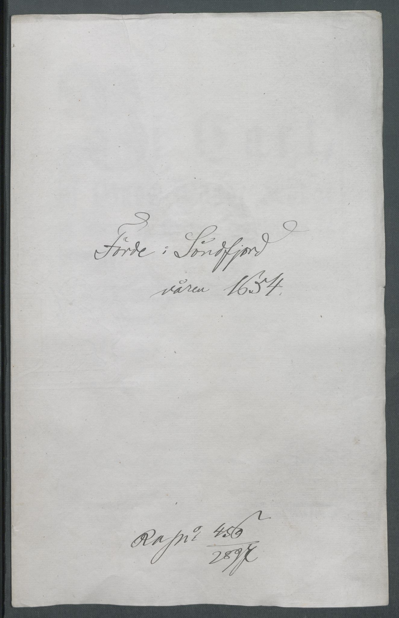 Riksarkivets diplomsamling, AV/RA-EA-5965/F02/L0166: Dokumenter, 1654-1656, p. 31