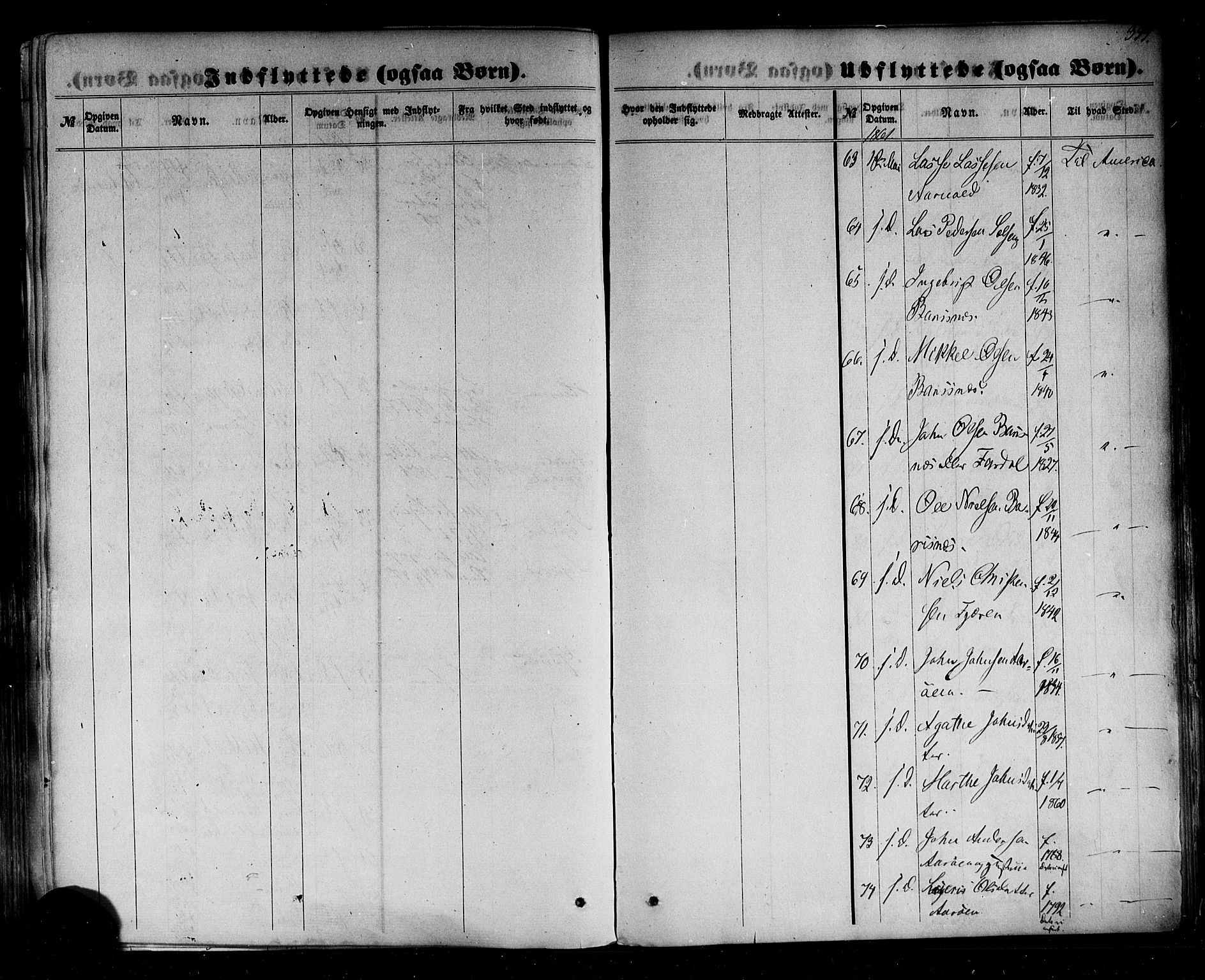 Sogndal sokneprestembete, AV/SAB-A-81301/H/Haa/Haaa/L0013: Parish register (official) no. A 13, 1859-1877, p. 399