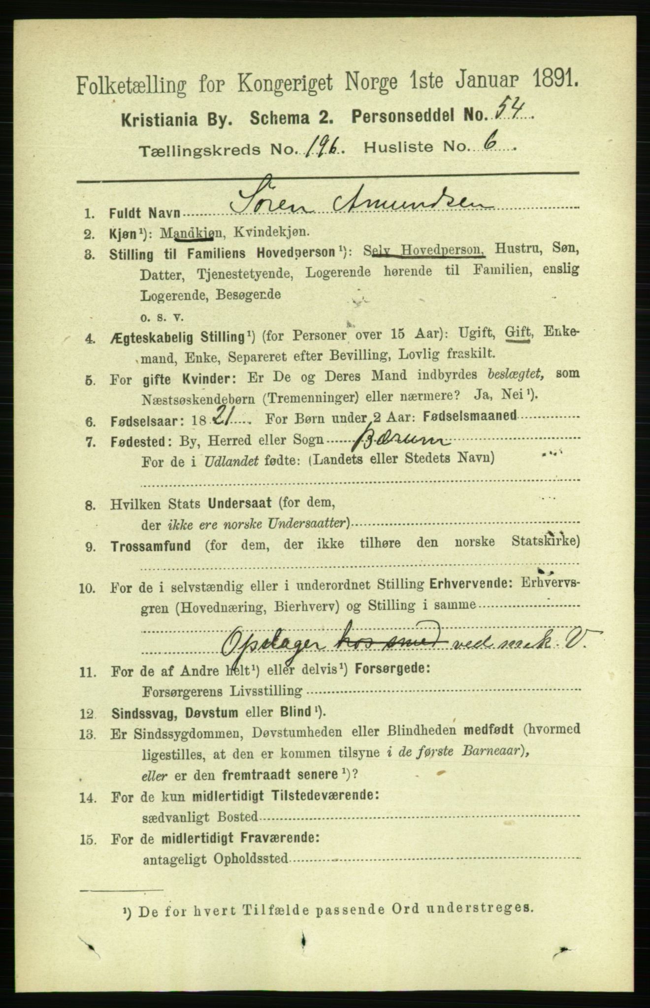 RA, 1891 census for 0301 Kristiania, 1891, p. 118433