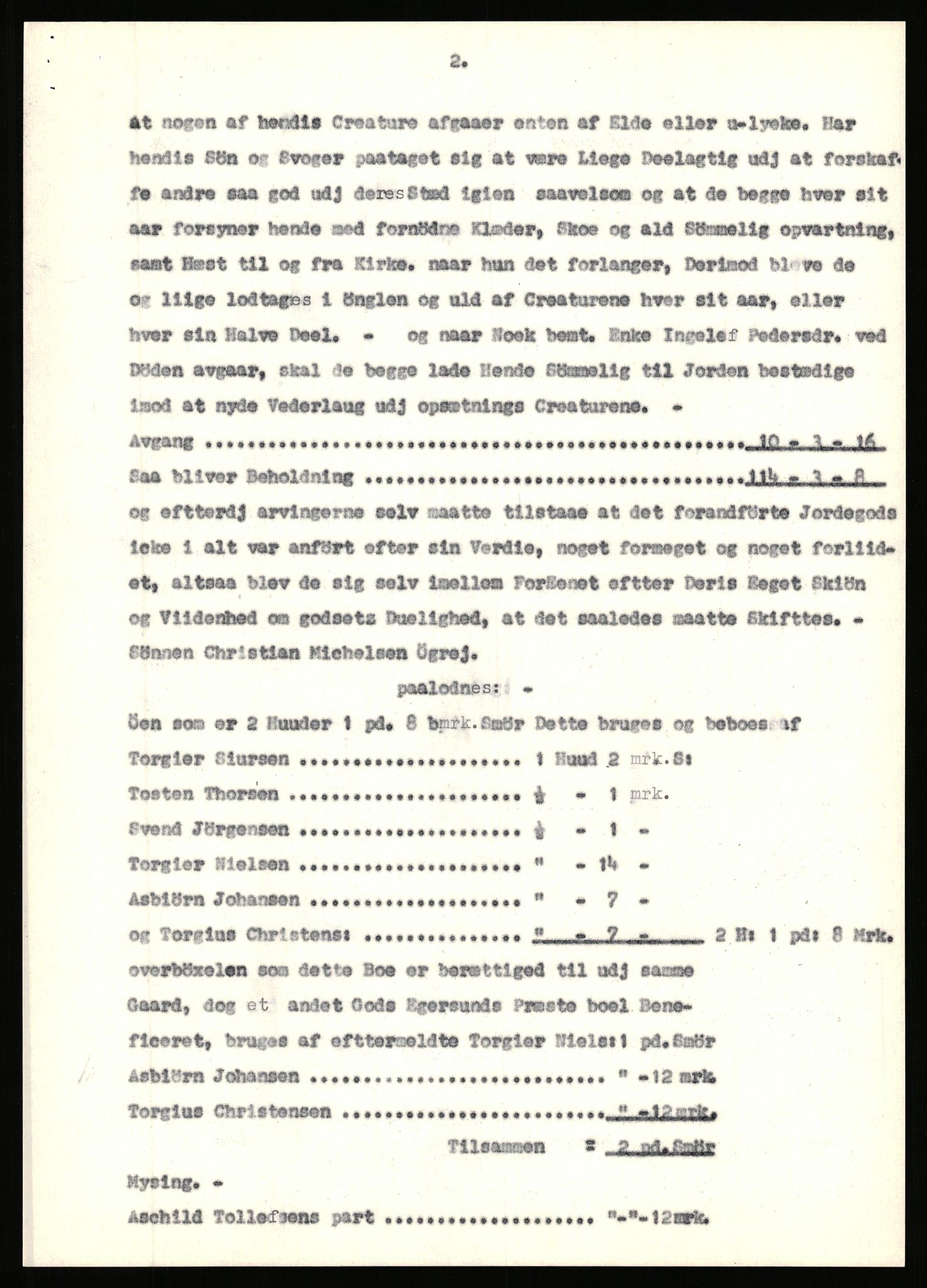 Statsarkivet i Stavanger, AV/SAST-A-101971/03/Y/Yj/L0098: Avskrifter sortert etter gårdsnavn: Øigrei - Østeinstad, 1750-1930, p. 4