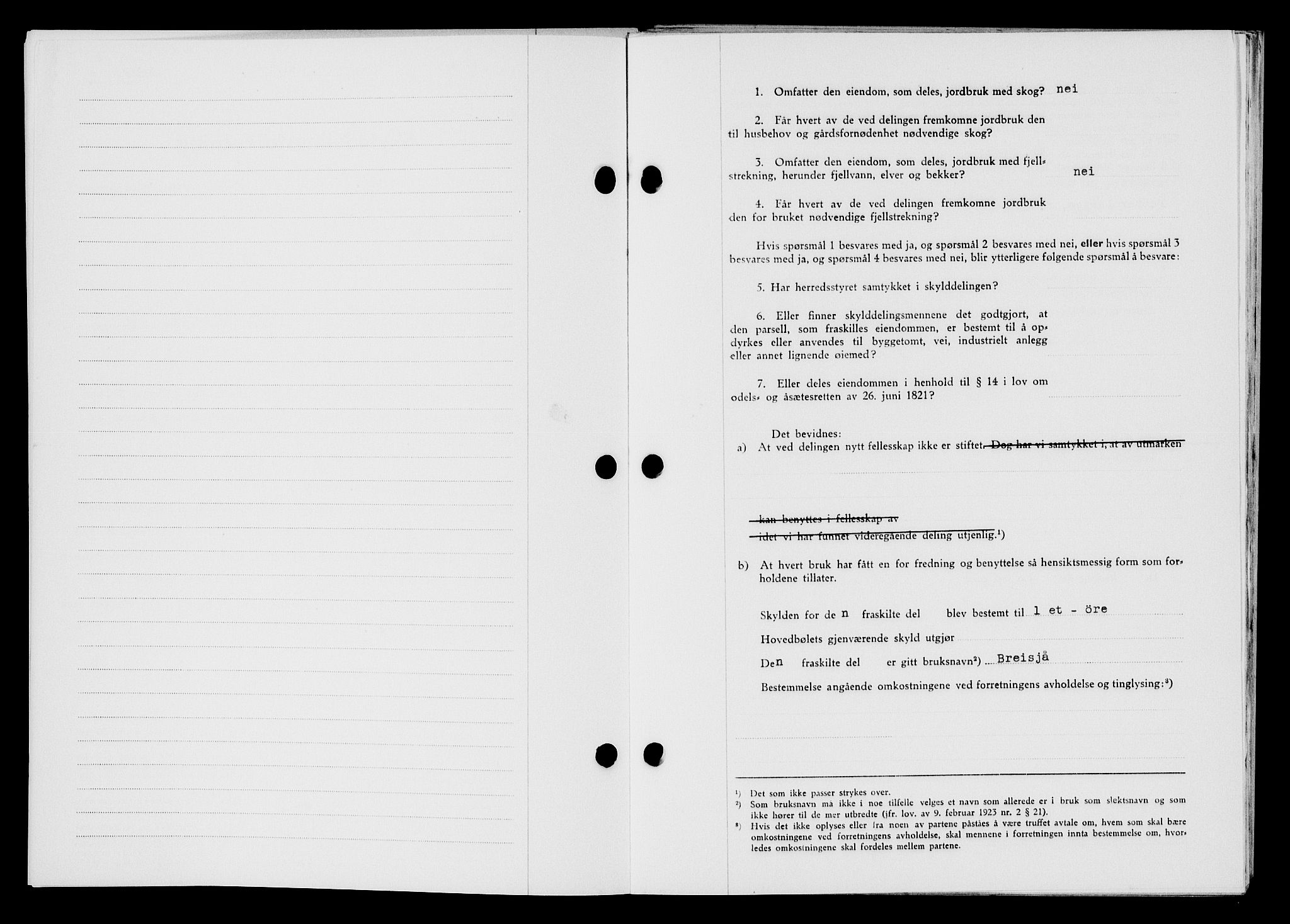 Flekkefjord sorenskriveri, SAK/1221-0001/G/Gb/Gba/L0057: Mortgage book no. A-5, 1941-1942, Diary no: : 666/1941