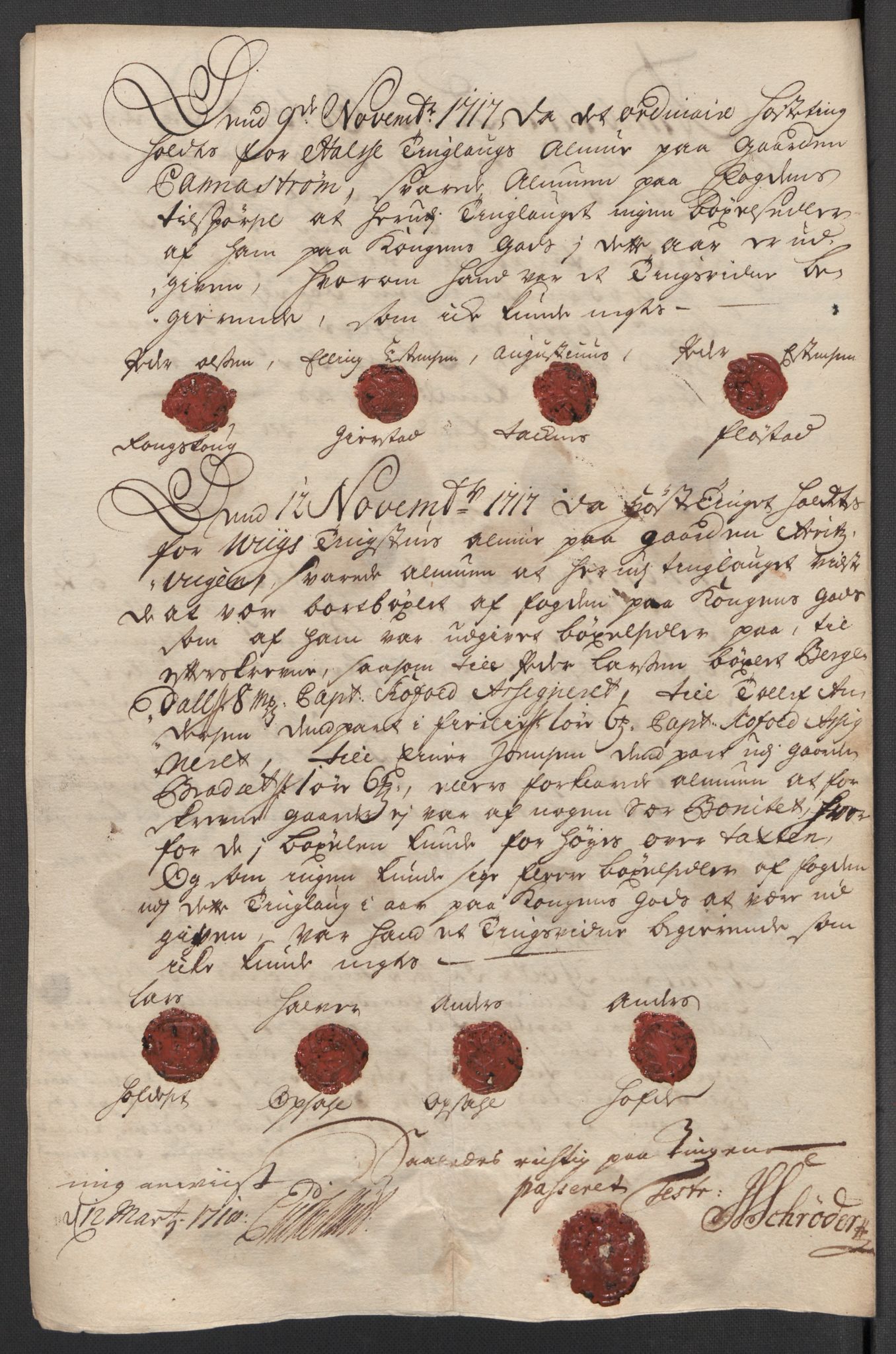 Rentekammeret inntil 1814, Reviderte regnskaper, Fogderegnskap, RA/EA-4092/R56/L3750: Fogderegnskap Nordmøre, 1717, p. 190