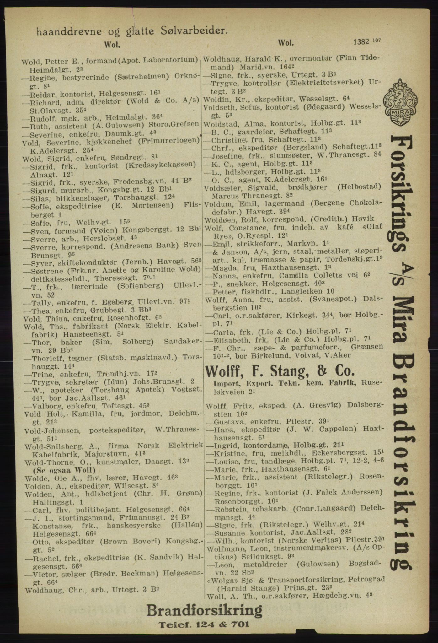 Kristiania/Oslo adressebok, PUBL/-, 1918, p. 1514
