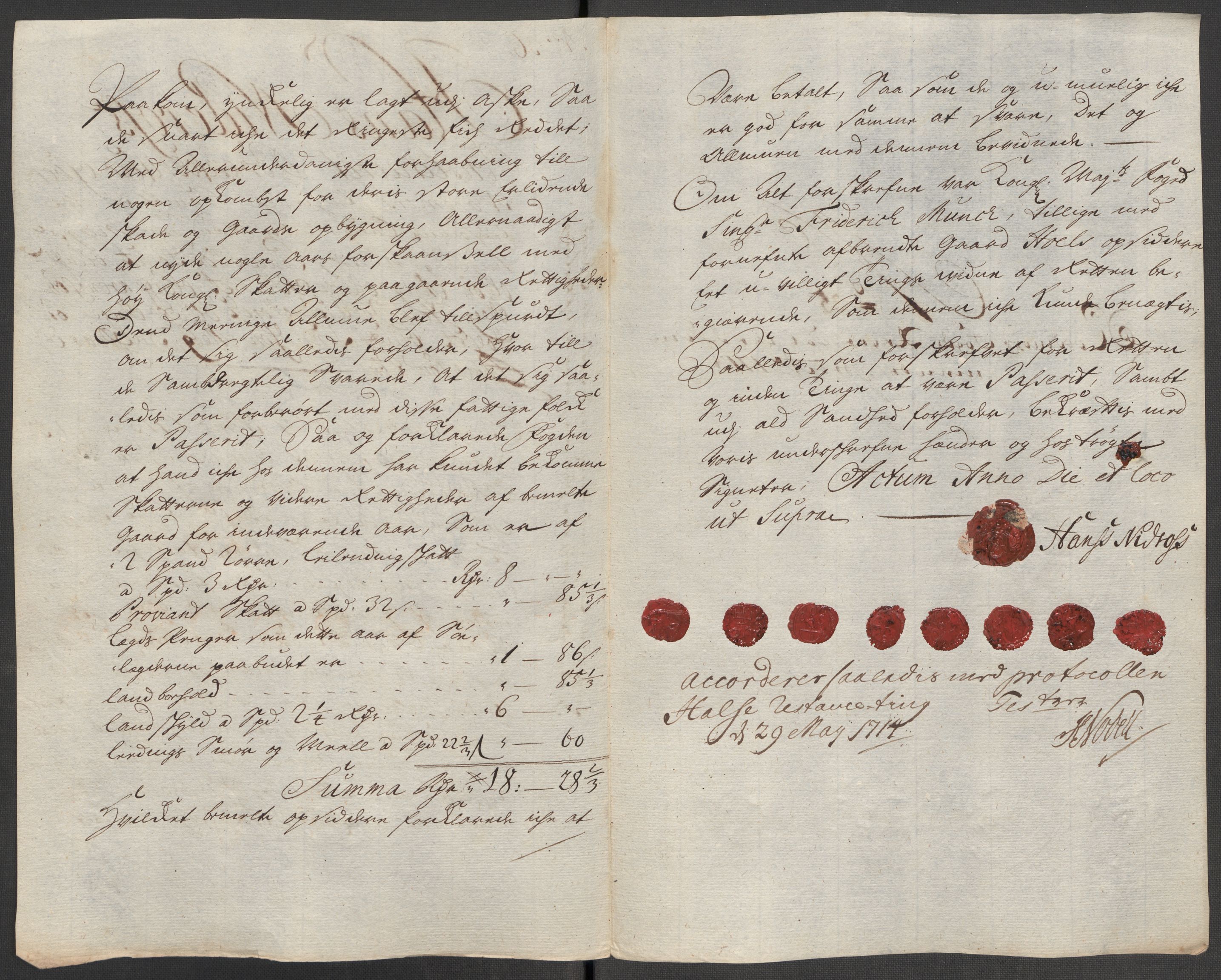 Rentekammeret inntil 1814, Reviderte regnskaper, Fogderegnskap, AV/RA-EA-4092/R56/L3747: Fogderegnskap Nordmøre, 1713, p. 211