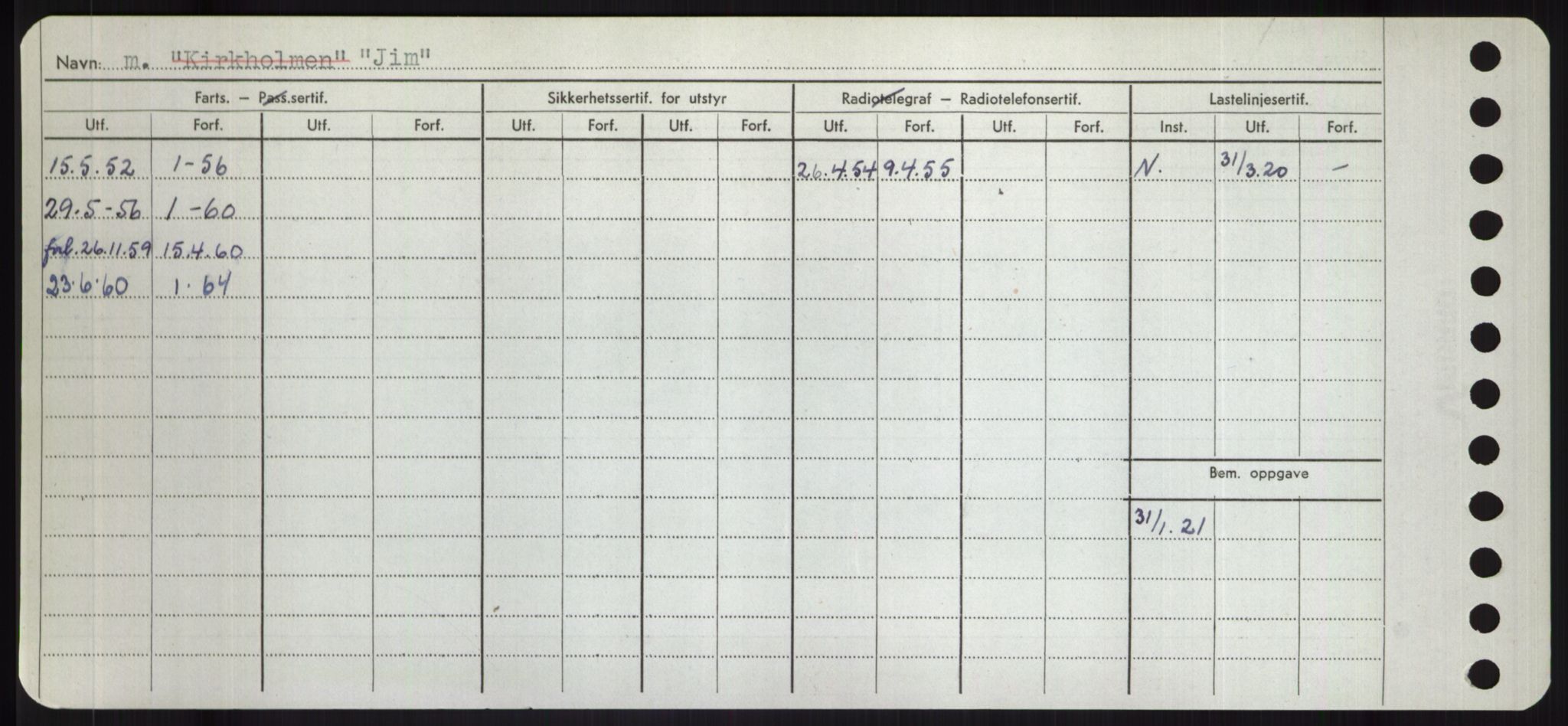 Sjøfartsdirektoratet med forløpere, Skipsmålingen, RA/S-1627/H/Hd/L0019: Fartøy, J, p. 384