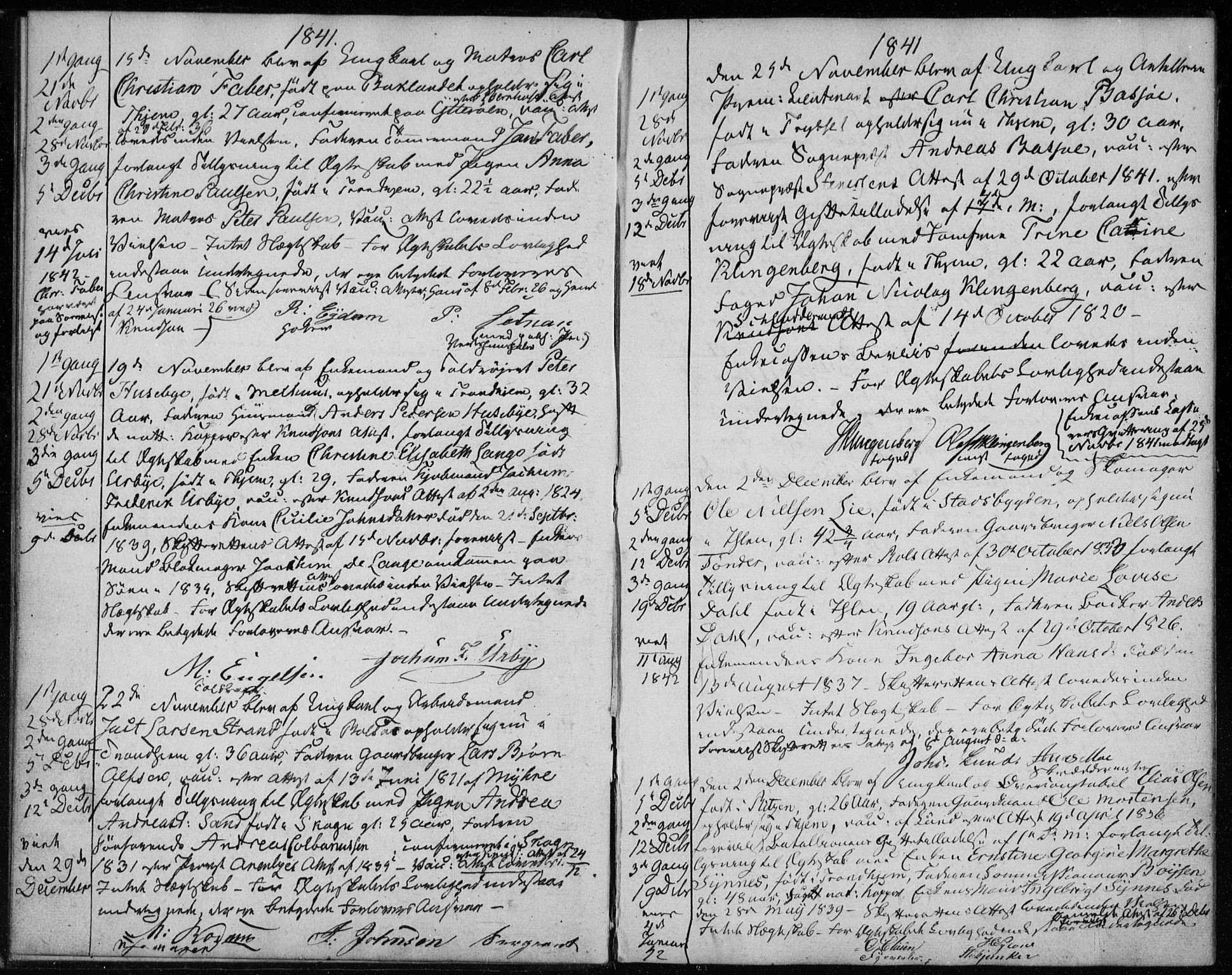 Ministerialprotokoller, klokkerbøker og fødselsregistre - Sør-Trøndelag, AV/SAT-A-1456/601/L0050: Parish register (official) no. 601A18, 1841-1852