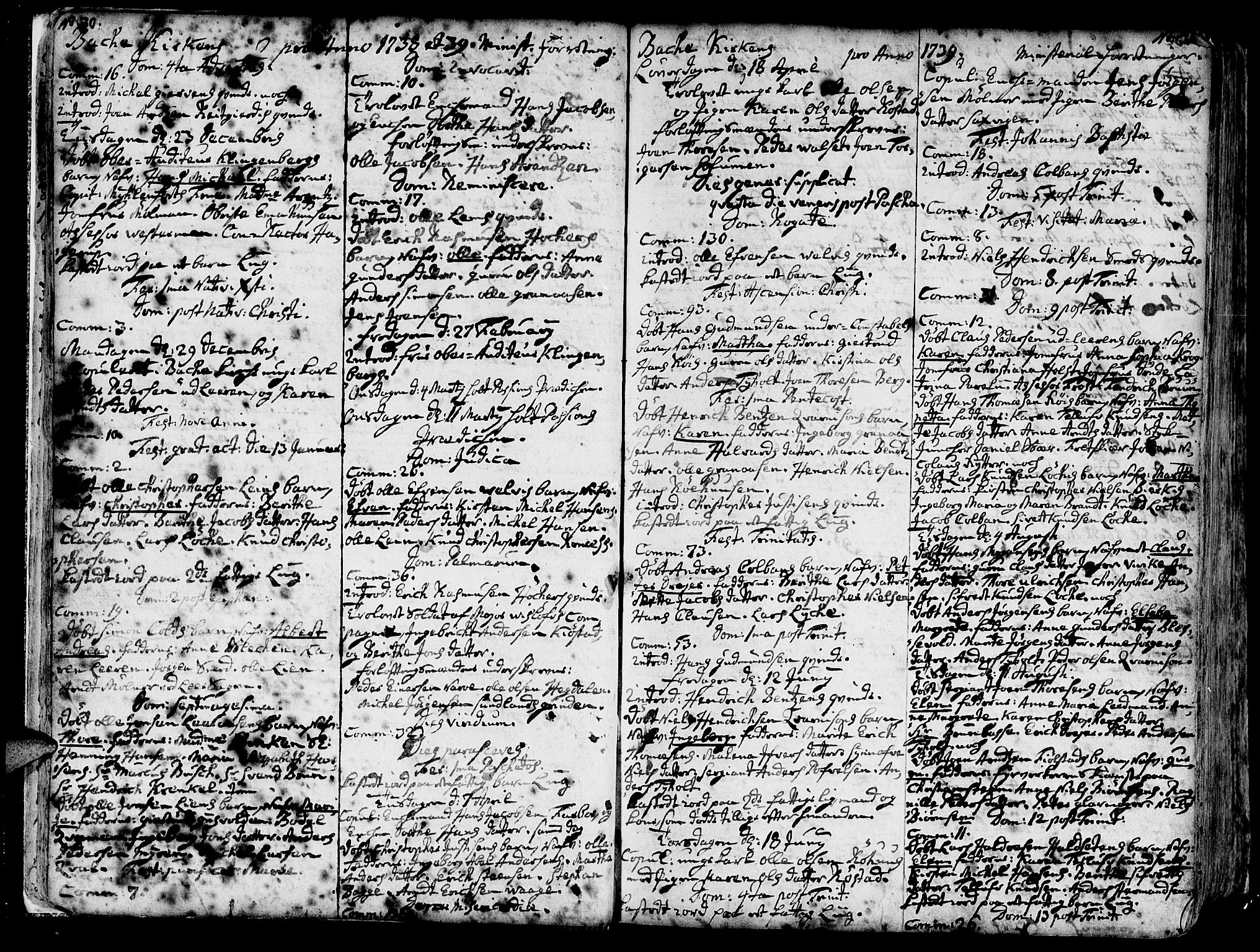 Ministerialprotokoller, klokkerbøker og fødselsregistre - Sør-Trøndelag, SAT/A-1456/606/L0276: Parish register (official) no. 606A01 /2, 1727-1779, p. 30-31