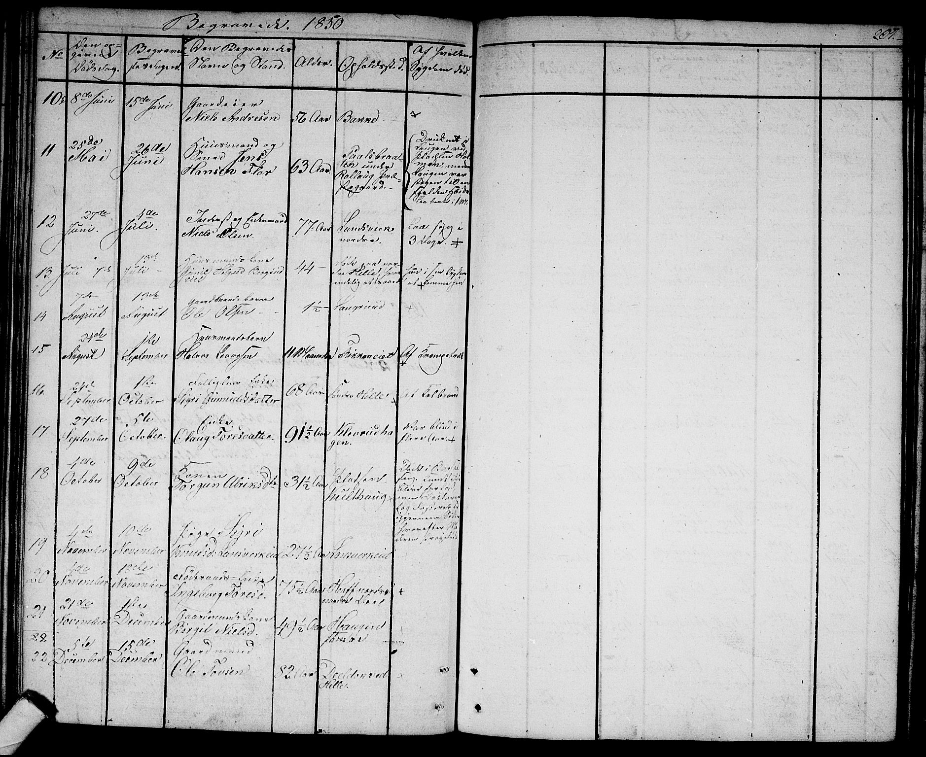 Rollag kirkebøker, SAKO/A-240/G/Ga/L0002: Parish register (copy) no. I 2, 1831-1856, p. 207