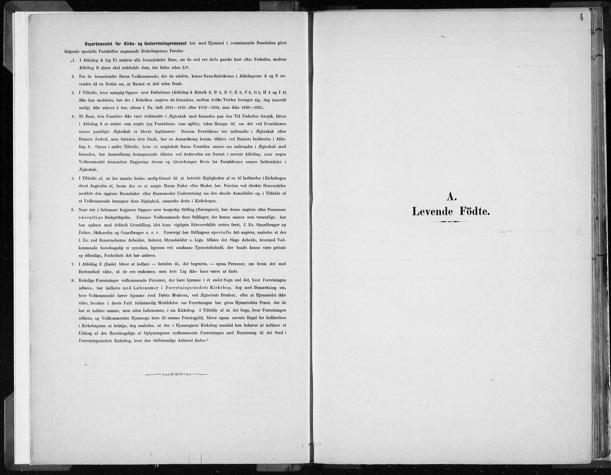 Odda Sokneprestembete, SAB/A-77201/H/Haa: Parish register (official) no. A  3, 1882-1913, p. 4