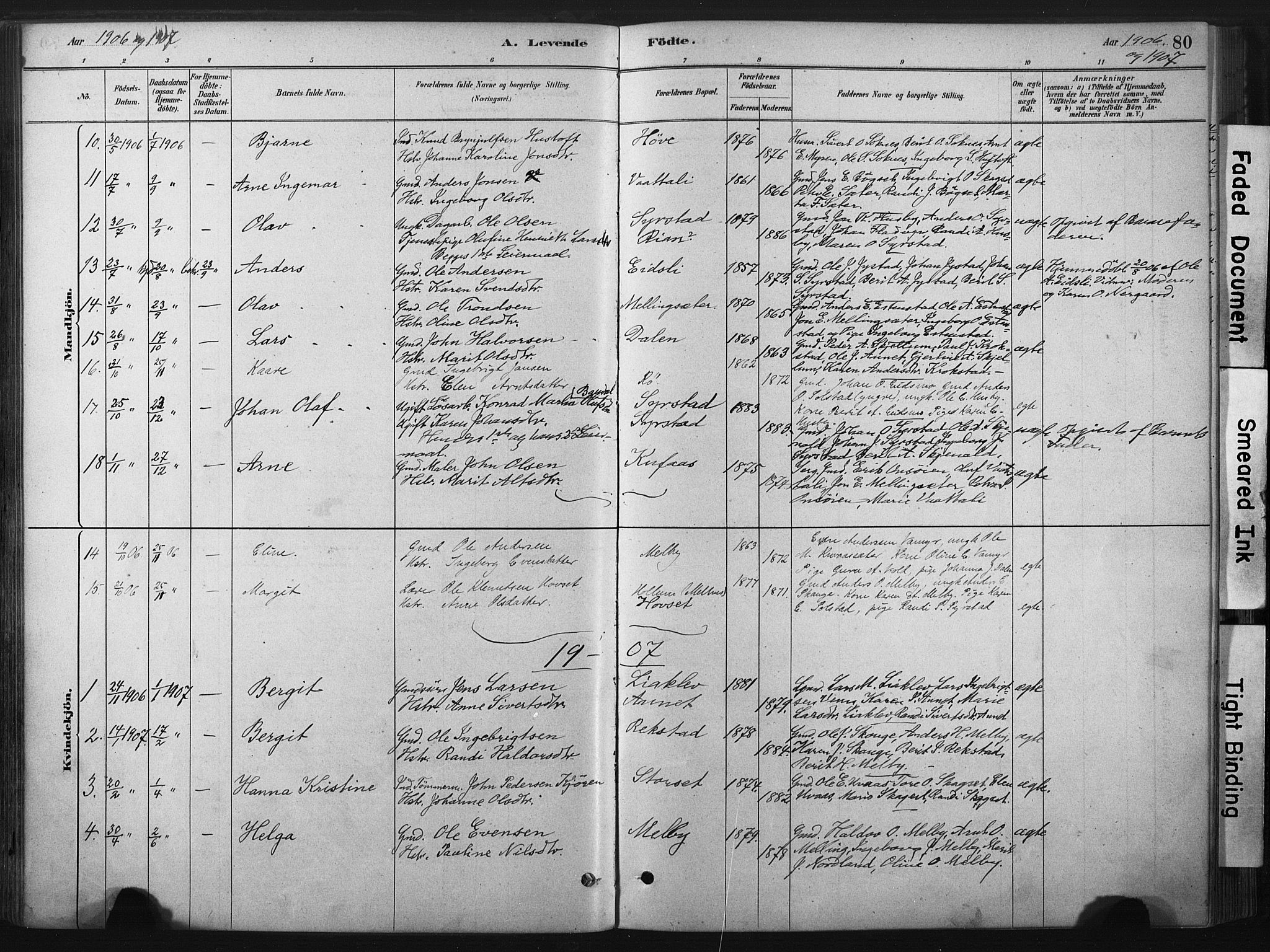 Ministerialprotokoller, klokkerbøker og fødselsregistre - Sør-Trøndelag, SAT/A-1456/667/L0795: Parish register (official) no. 667A03, 1879-1907, p. 80