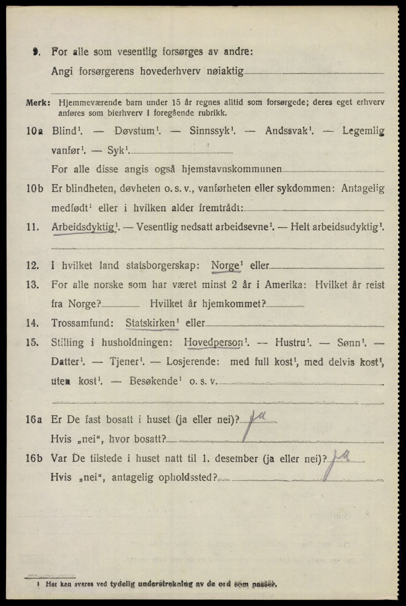 SAO, 1920 census for Glemmen, 1920, p. 11178