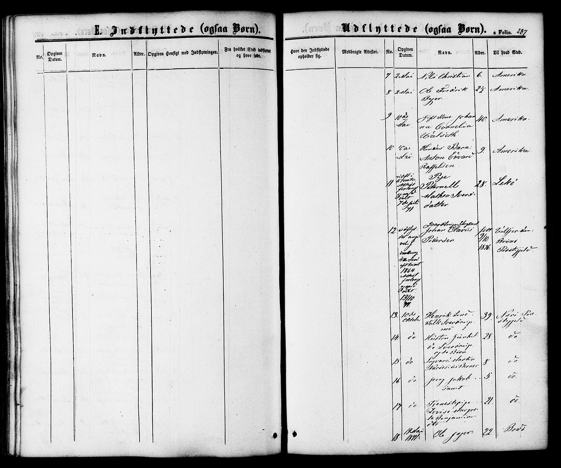 Ministerialprotokoller, klokkerbøker og fødselsregistre - Nordland, AV/SAT-A-1459/810/L0146: Parish register (official) no. 810A08 /1, 1862-1874, p. 287