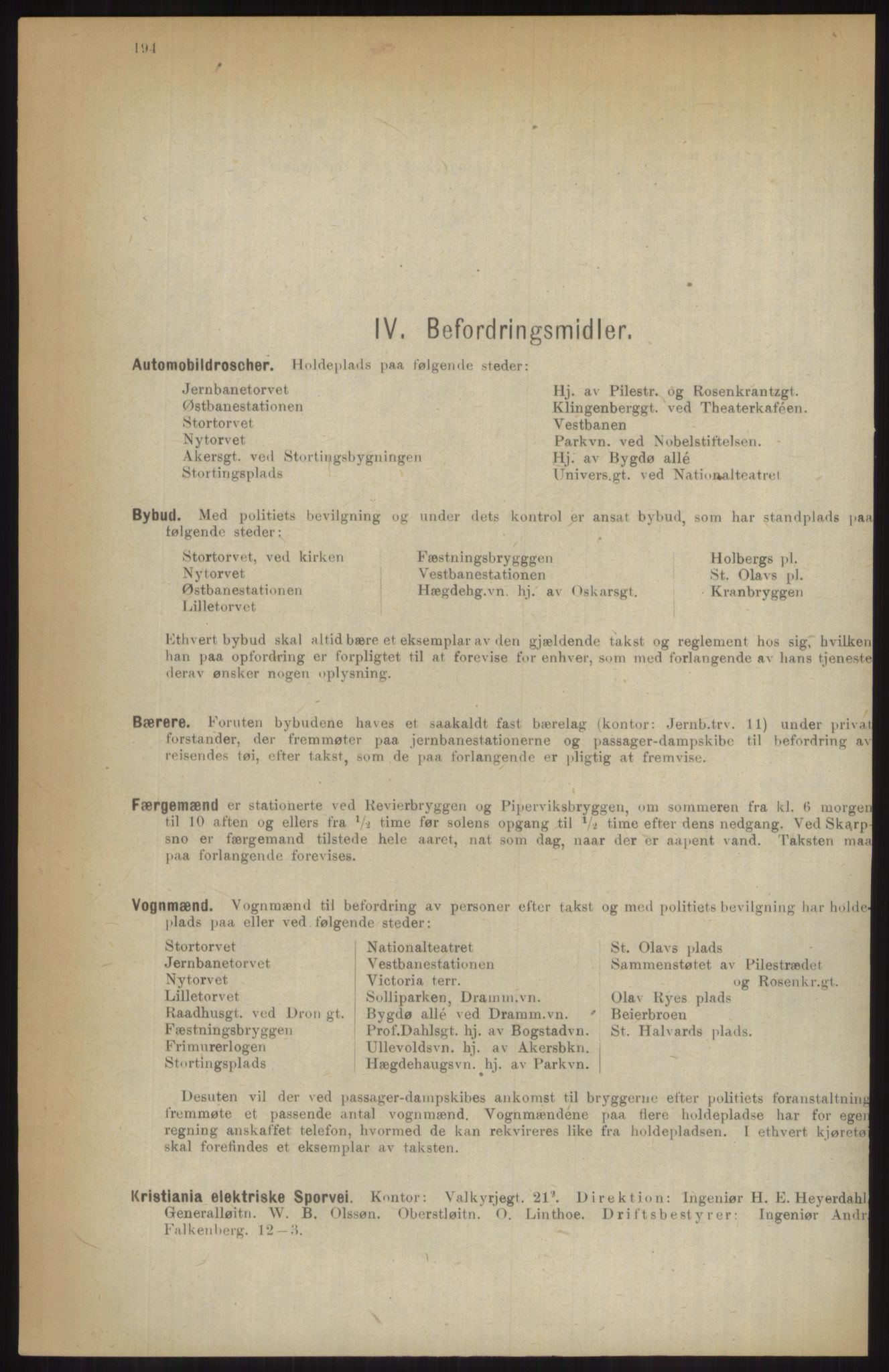 Kristiania/Oslo adressebok, PUBL/-, 1914, p. 194