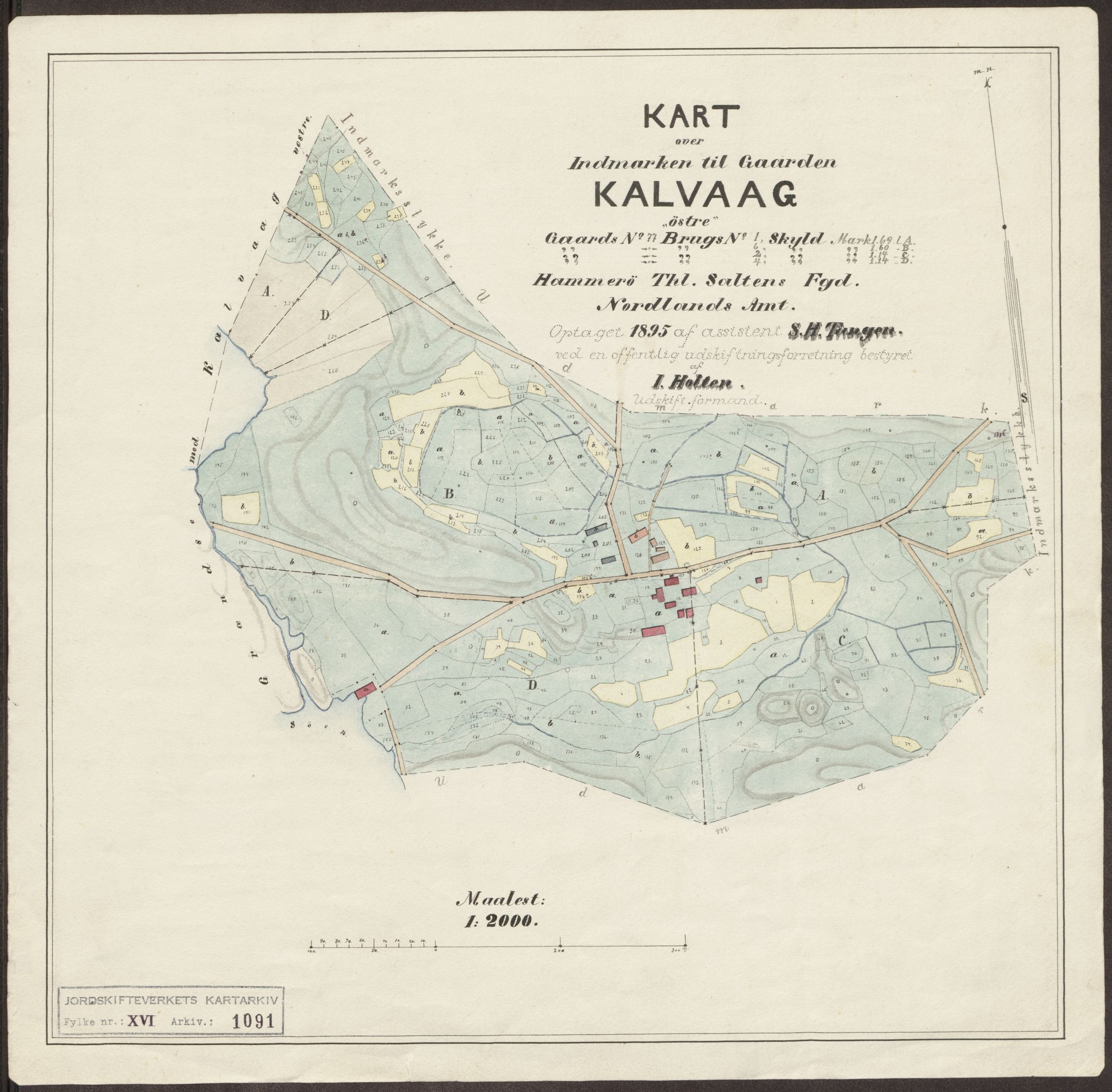 Jordskifteverkets kartarkiv, RA/S-3929/T, 1859-1988, p. 1251