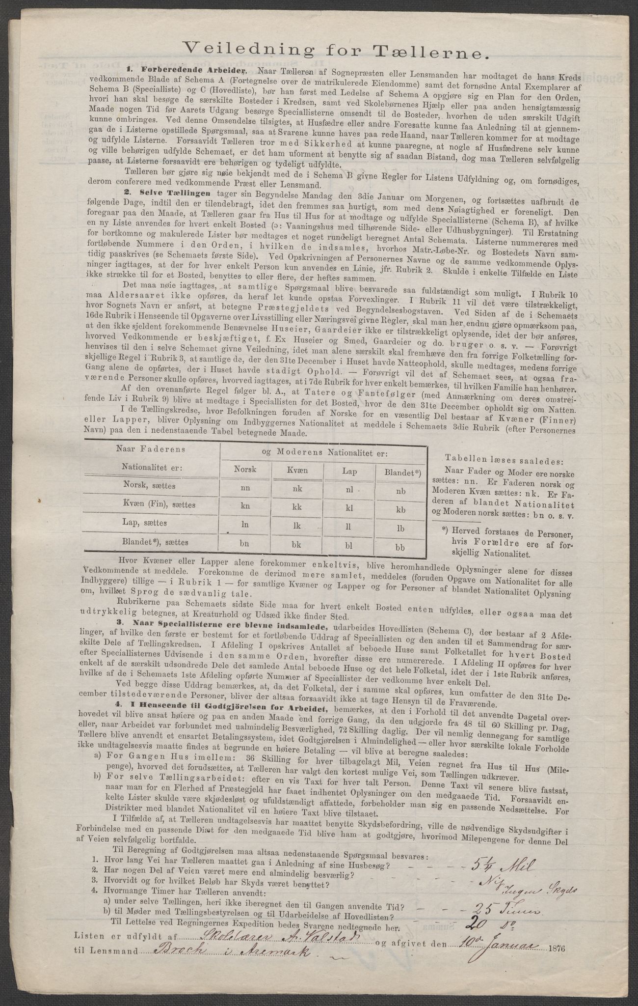 RA, 1875 census for 0118P Aremark, 1875, p. 9