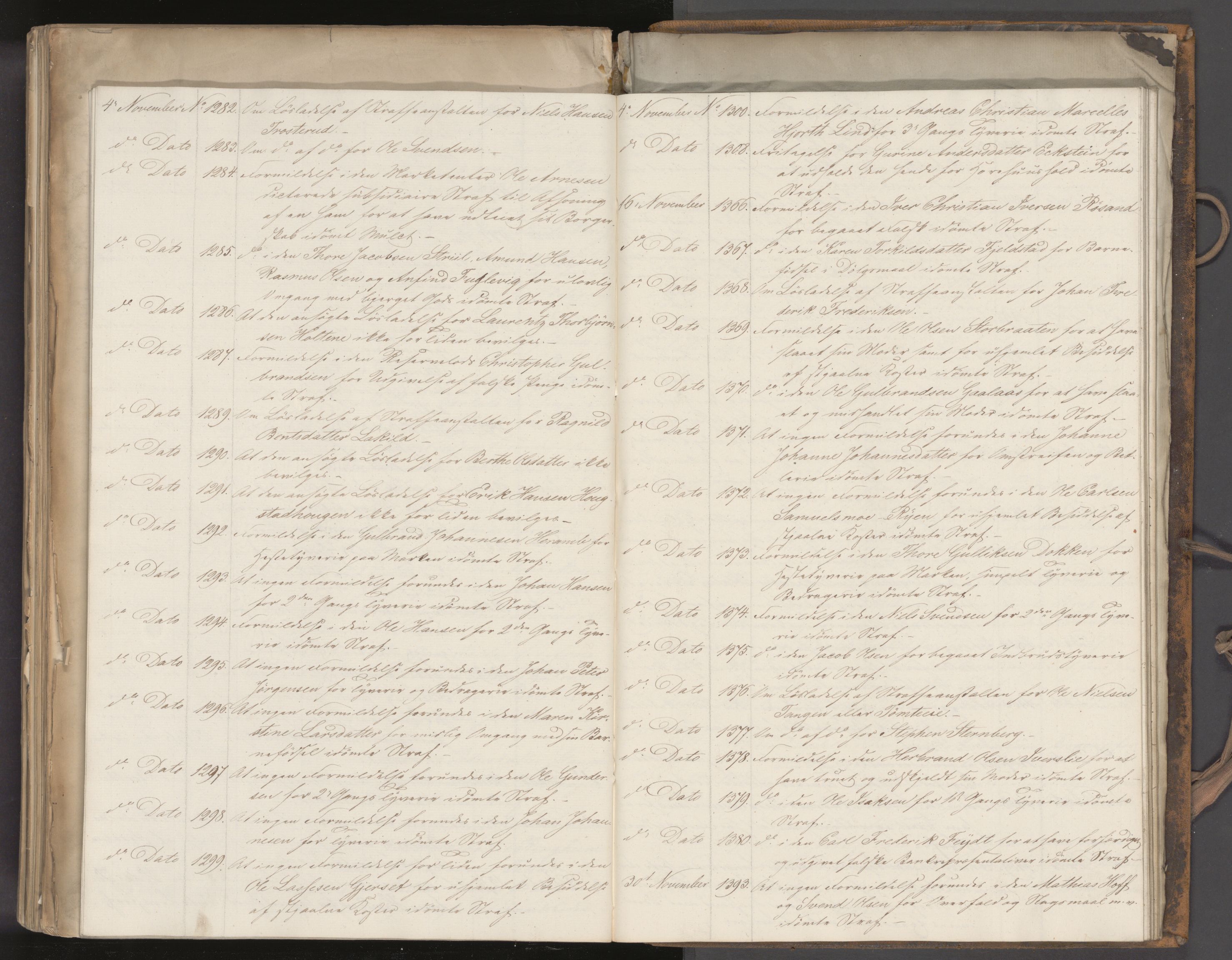 Statsrådssekretariatet, RA/S-1001/A/Ab/L0054: Kgl. res. nr. 764-1554, 2. halvår, 1841