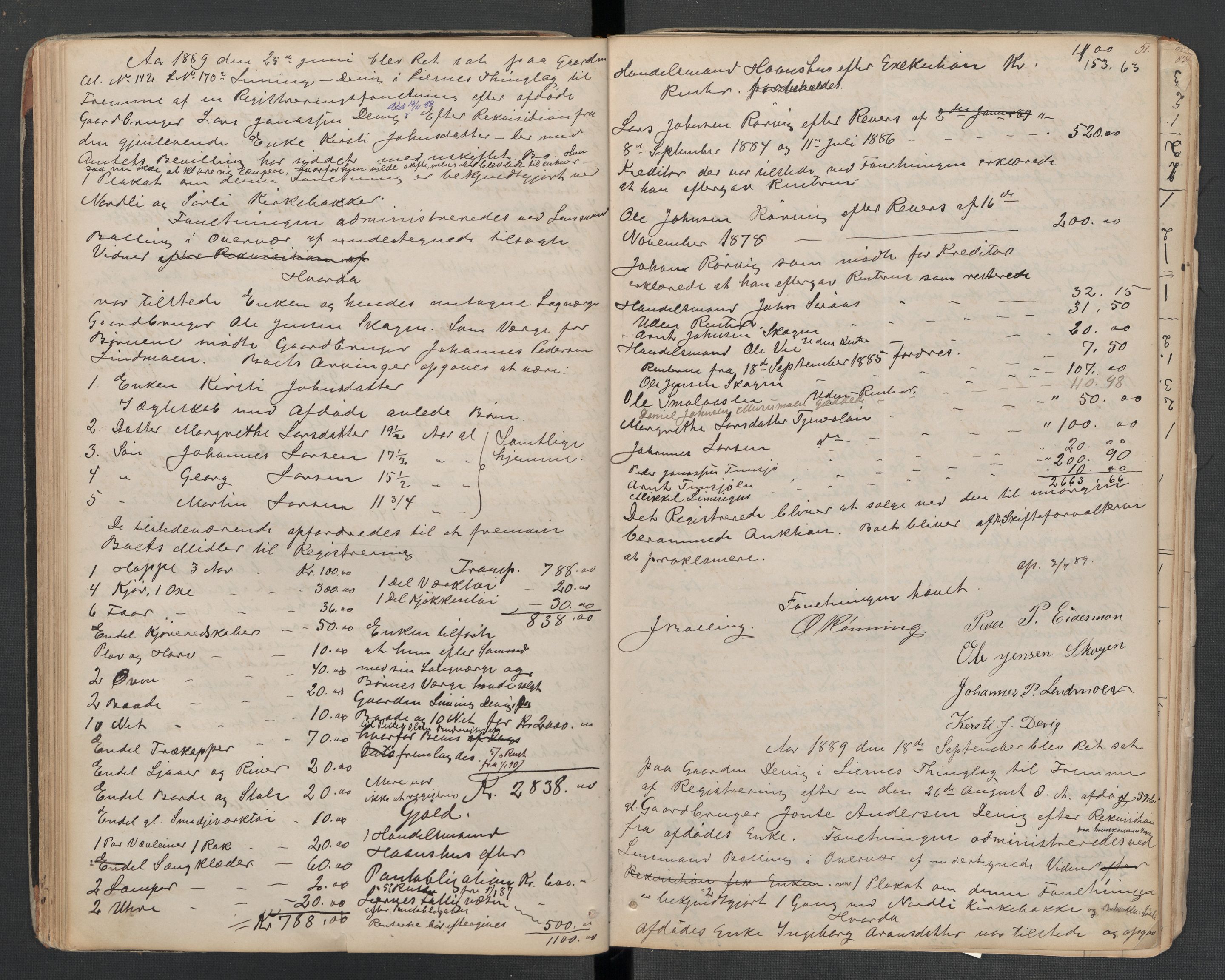 Lierne lensmannskontor - 1. avlevering, AV/SAT-A-1030/02/L0014: Dødsfalls-/ registreringsprotokoll, 1872-1905, p. 51