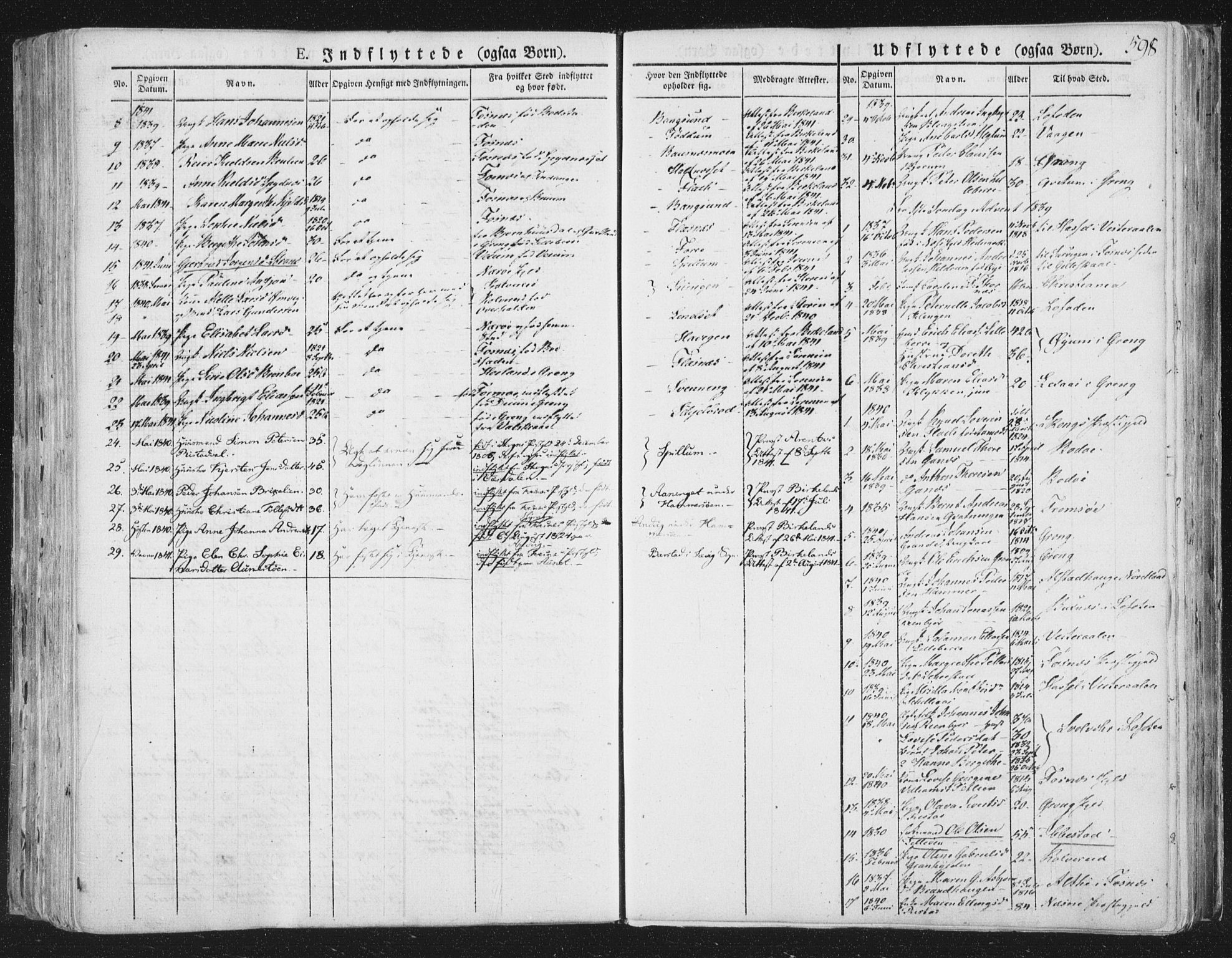 Ministerialprotokoller, klokkerbøker og fødselsregistre - Nord-Trøndelag, SAT/A-1458/764/L0552: Parish register (official) no. 764A07b, 1824-1865, p. 598