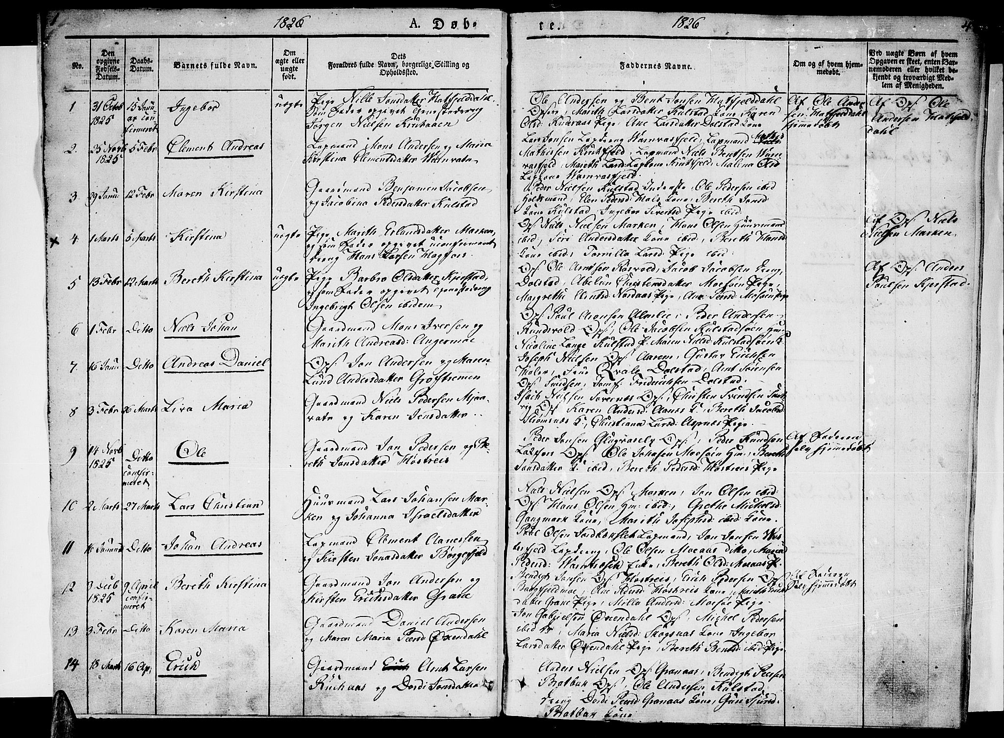 Ministerialprotokoller, klokkerbøker og fødselsregistre - Nordland, SAT/A-1459/820/L0289: Parish register (official) no. 820A10, 1826-1845, p. 4