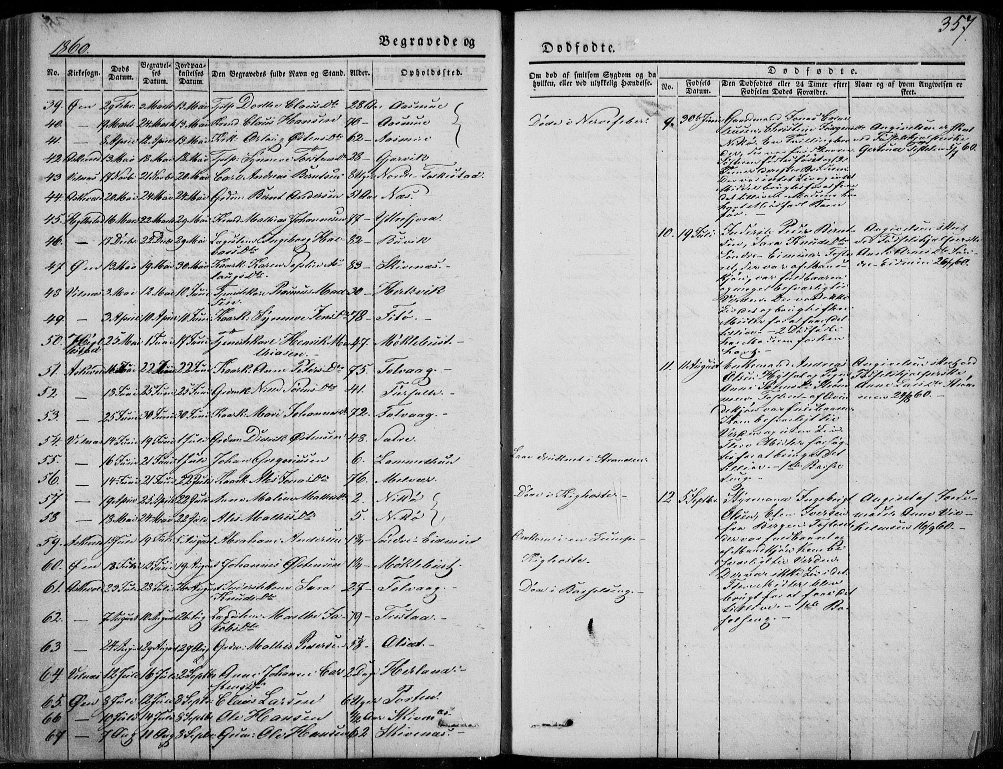 Askvoll sokneprestembete, AV/SAB-A-79501/H/Haa/Haaa/L0011/0002: Parish register (official) no. A 11 II, 1845-1878, p. 357