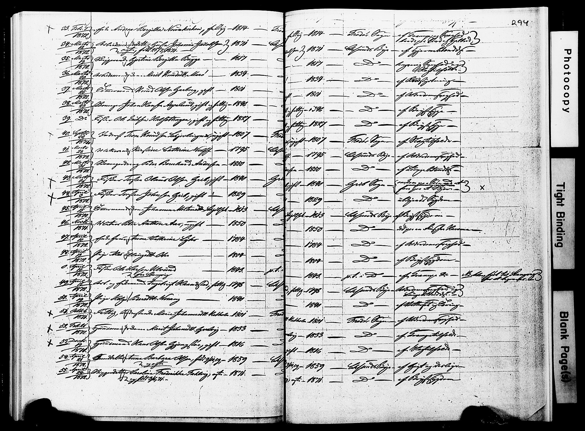 Ministerialprotokoller, klokkerbøker og fødselsregistre - Møre og Romsdal, AV/SAT-A-1454/572/L0857: Parish register (official) no. 572D01, 1866-1872, p. 293-294